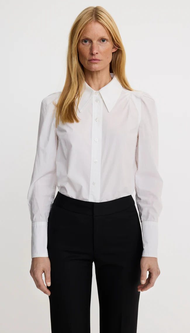Smythe Box Pleat Shirt - White