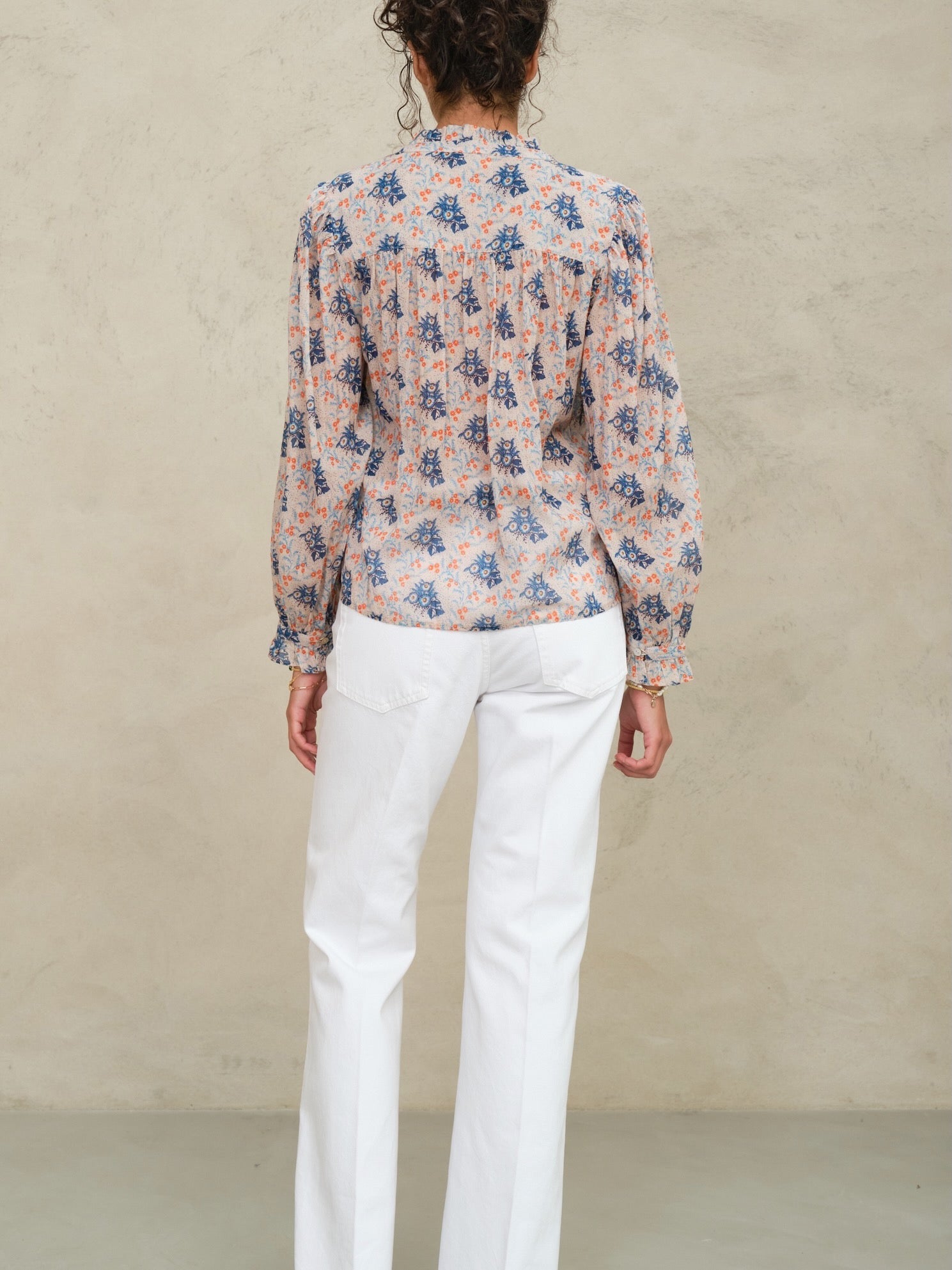 ASTER PRINT L/S TOP