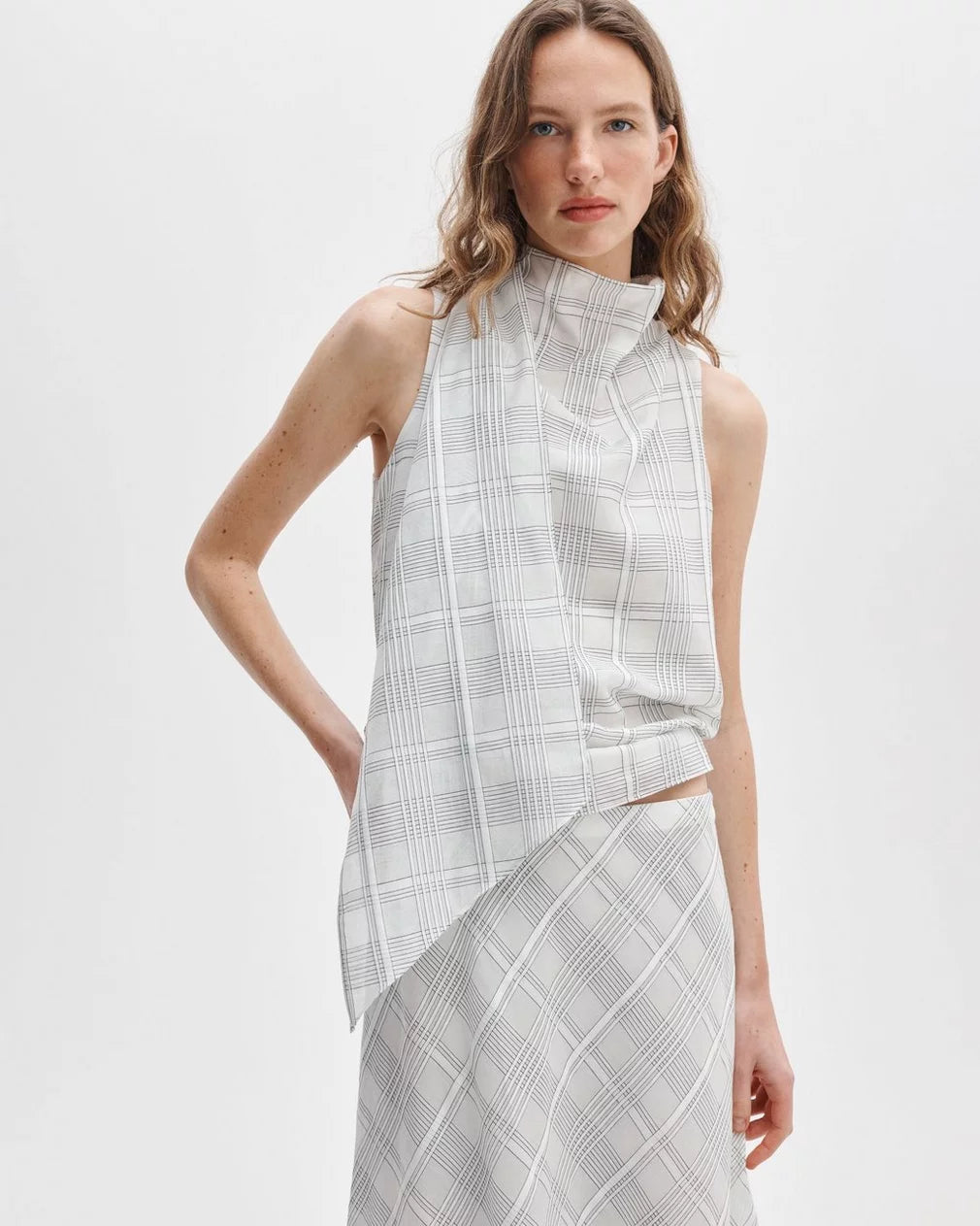 Rag & Bone Adela Plaid Top
