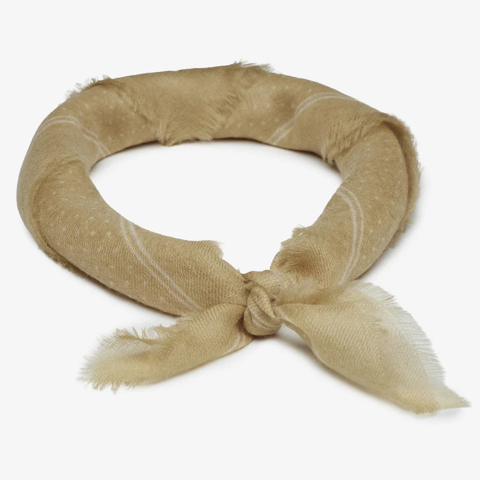 Wyeth Layla Cashmere Bandana - Tan