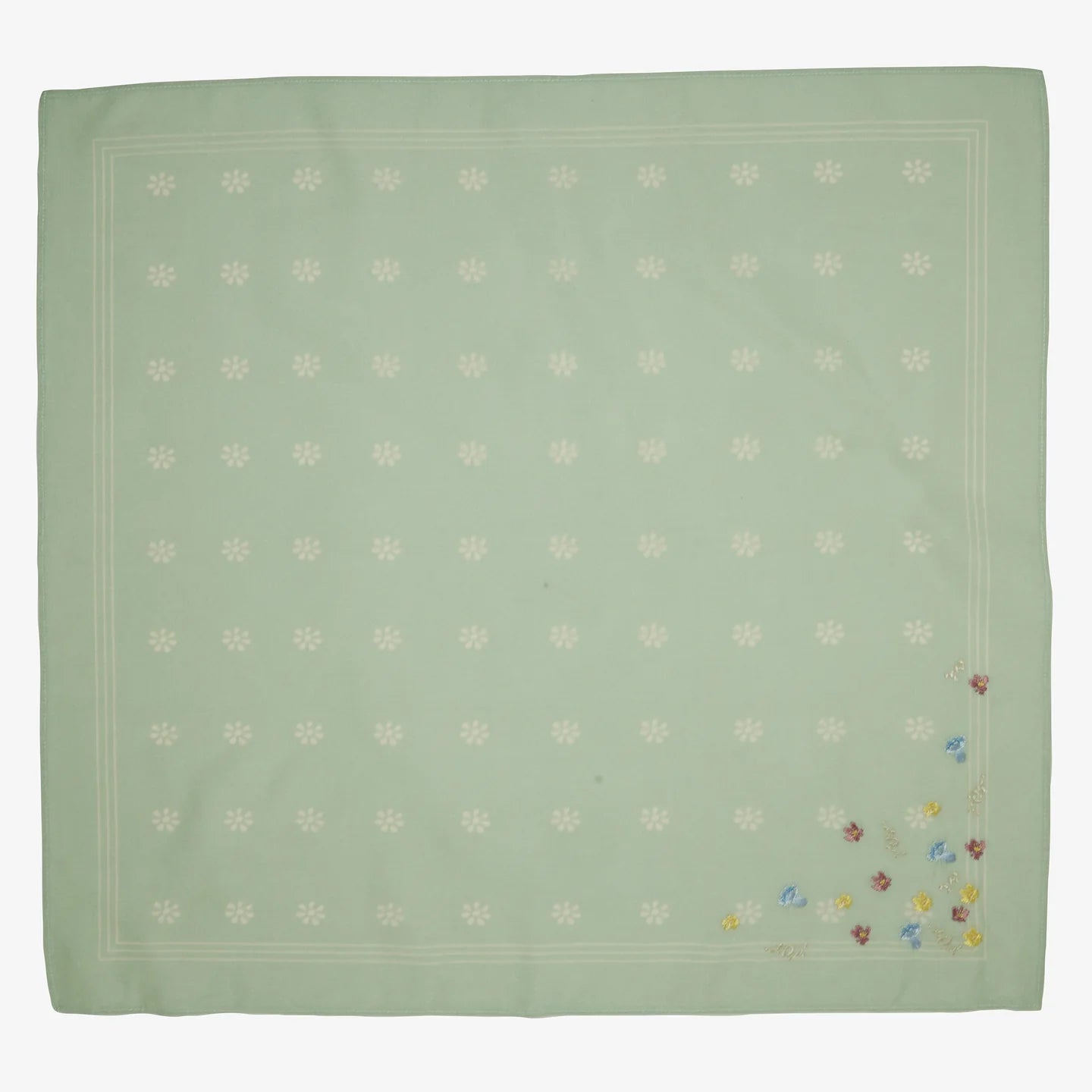 Wyeth Bloom Cotton Bandana - Sage