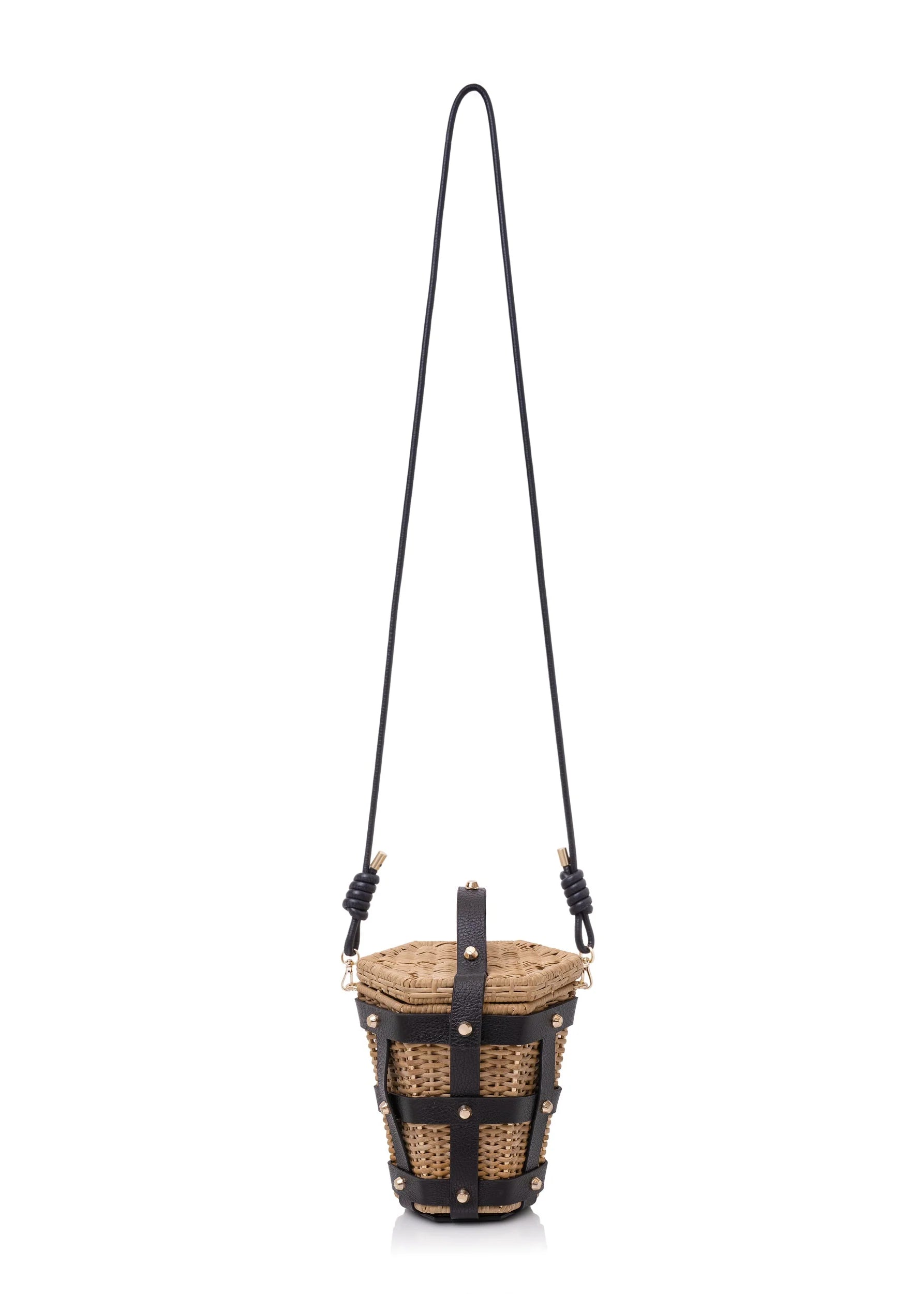 Waiwai Wild Cage Bag - Black