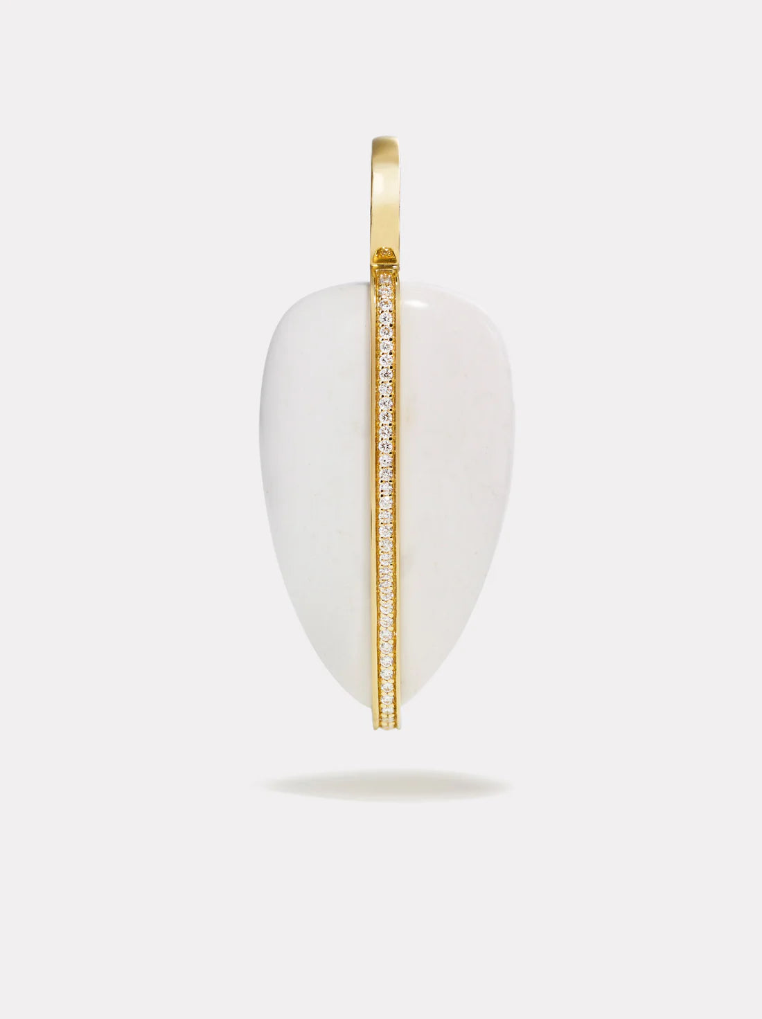 By Pariah Large Diamond Pebble Pendant