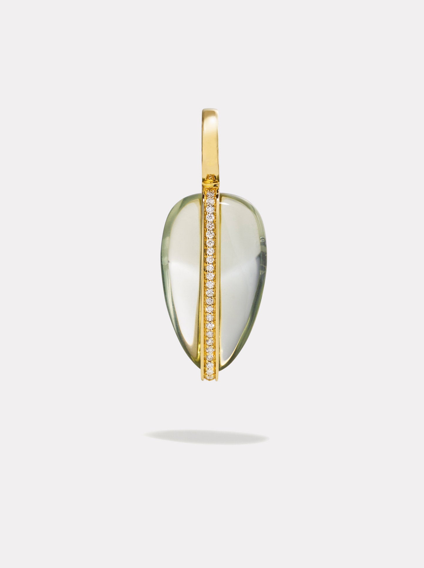 By Pariah Small Diamond Pebble Pendant