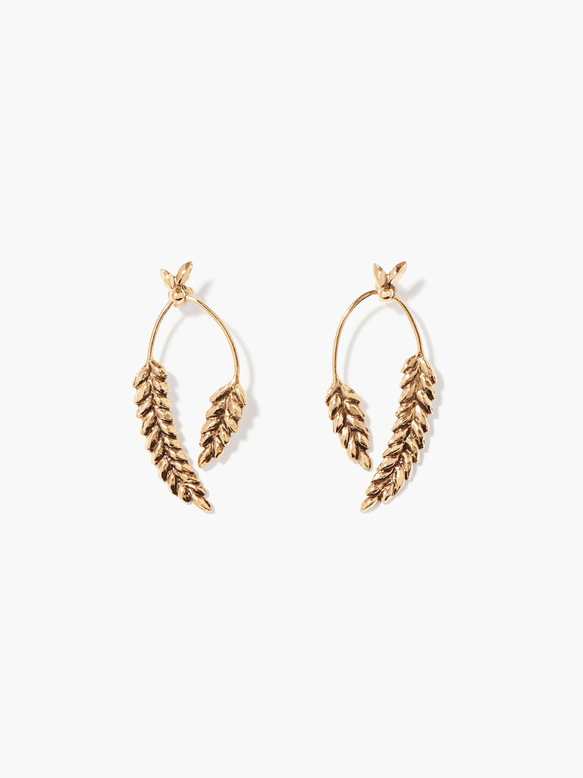Aurelie Bidermann Wheat Earrings