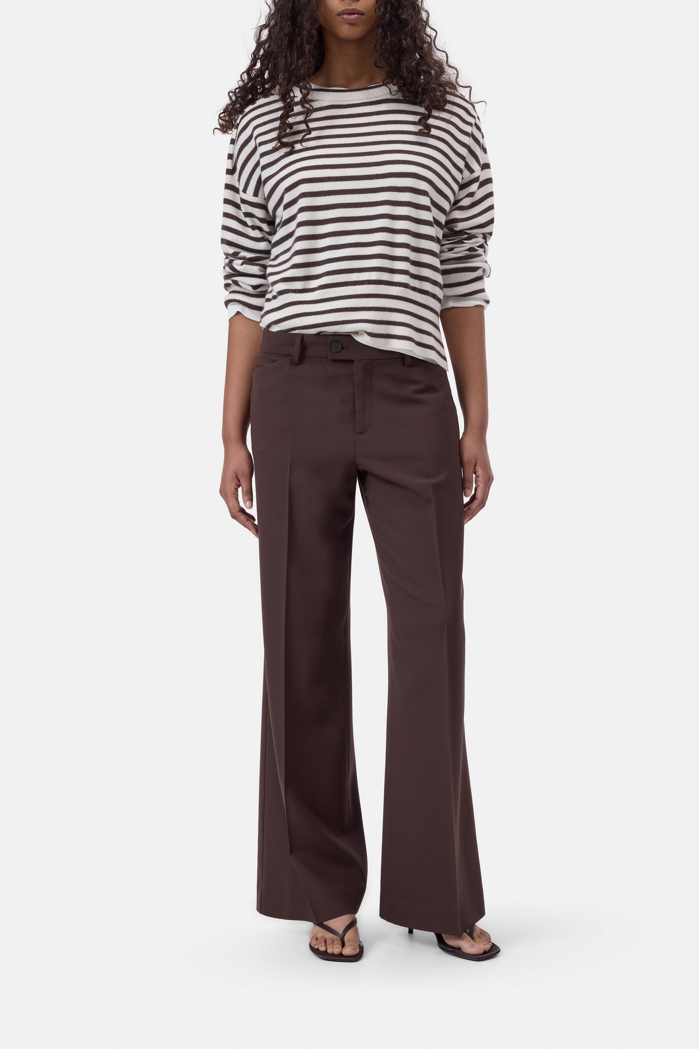 CLOSED Flye Flared Pant - Mahagony Brown