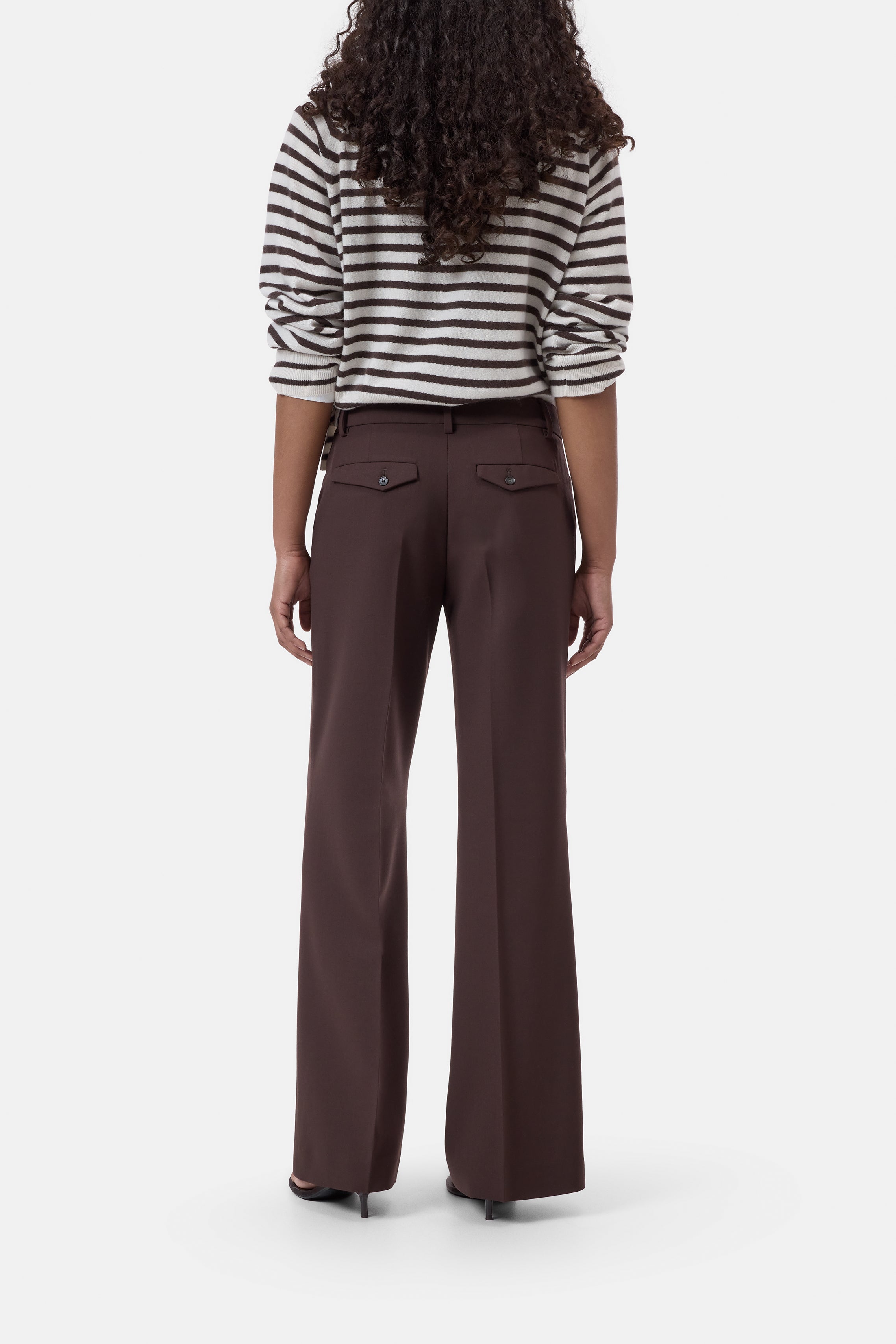 CLOSED Flye Flared Pant - Mahagony Brown