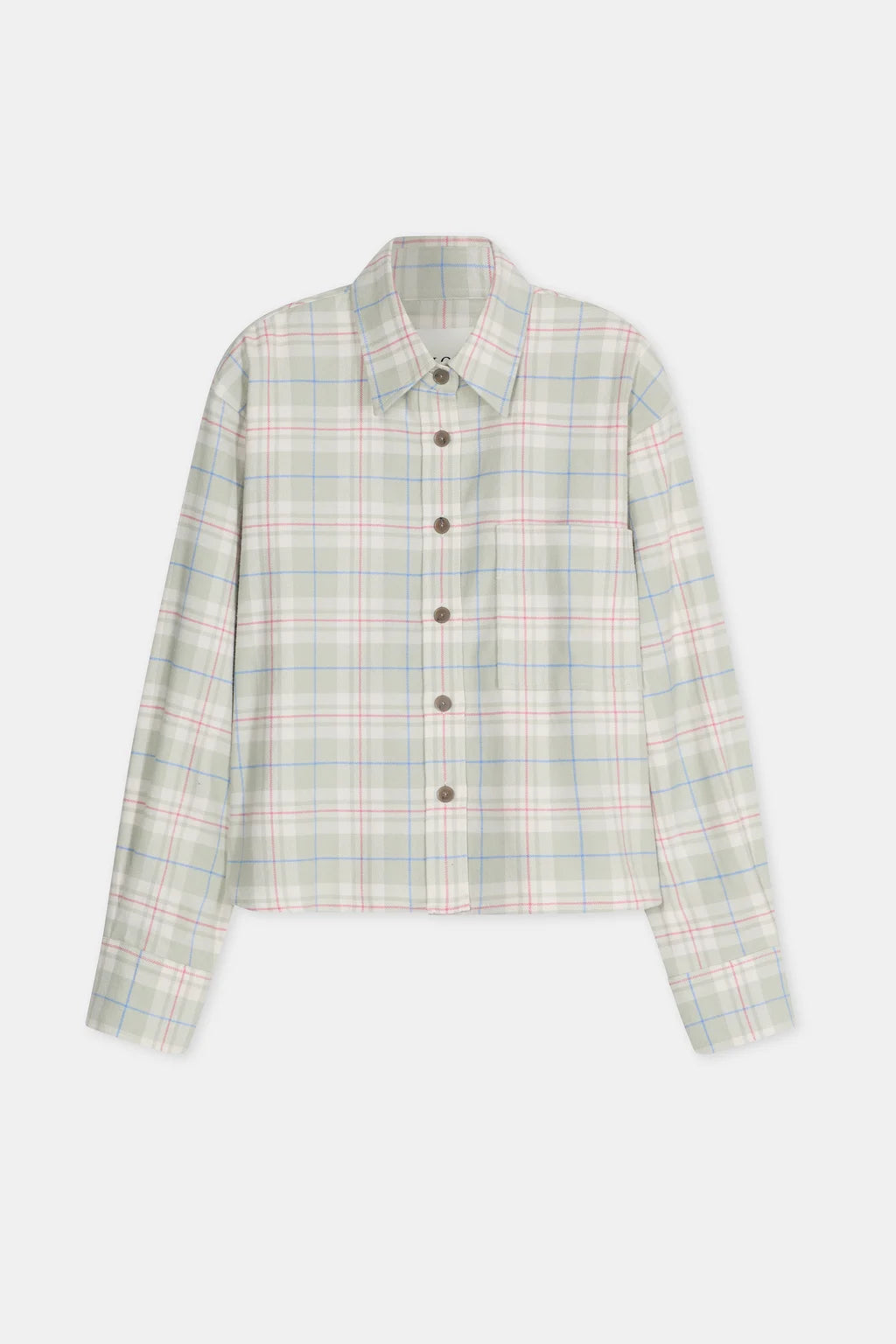 CLOSED Cropped Flannel Shirt