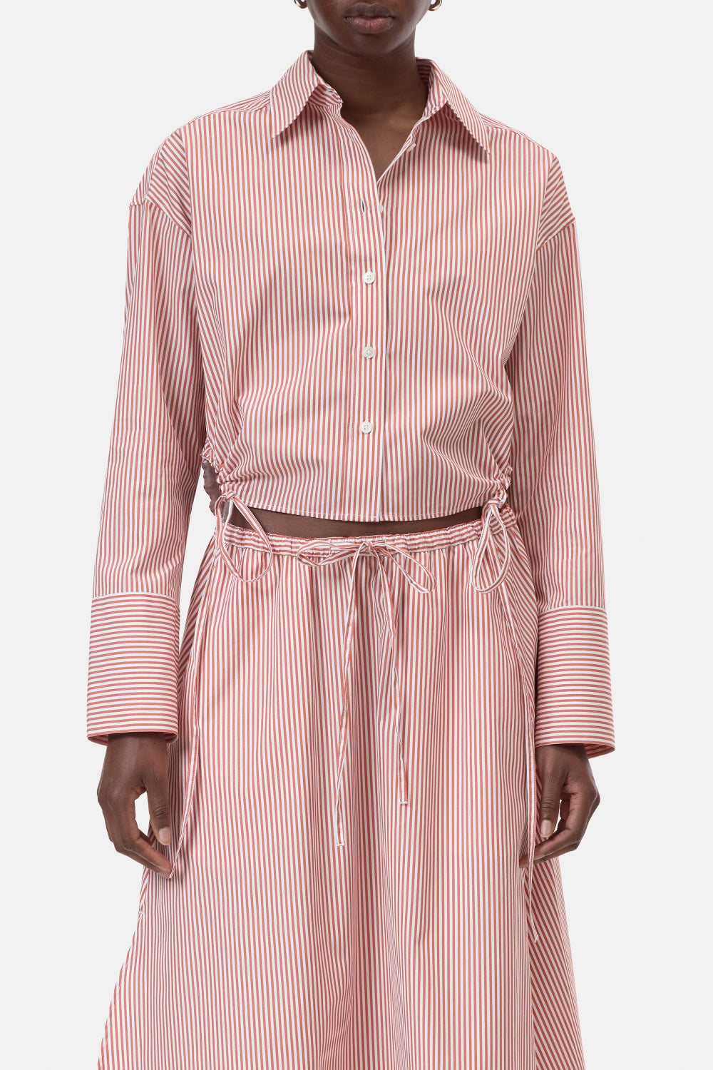 Gathered shirt