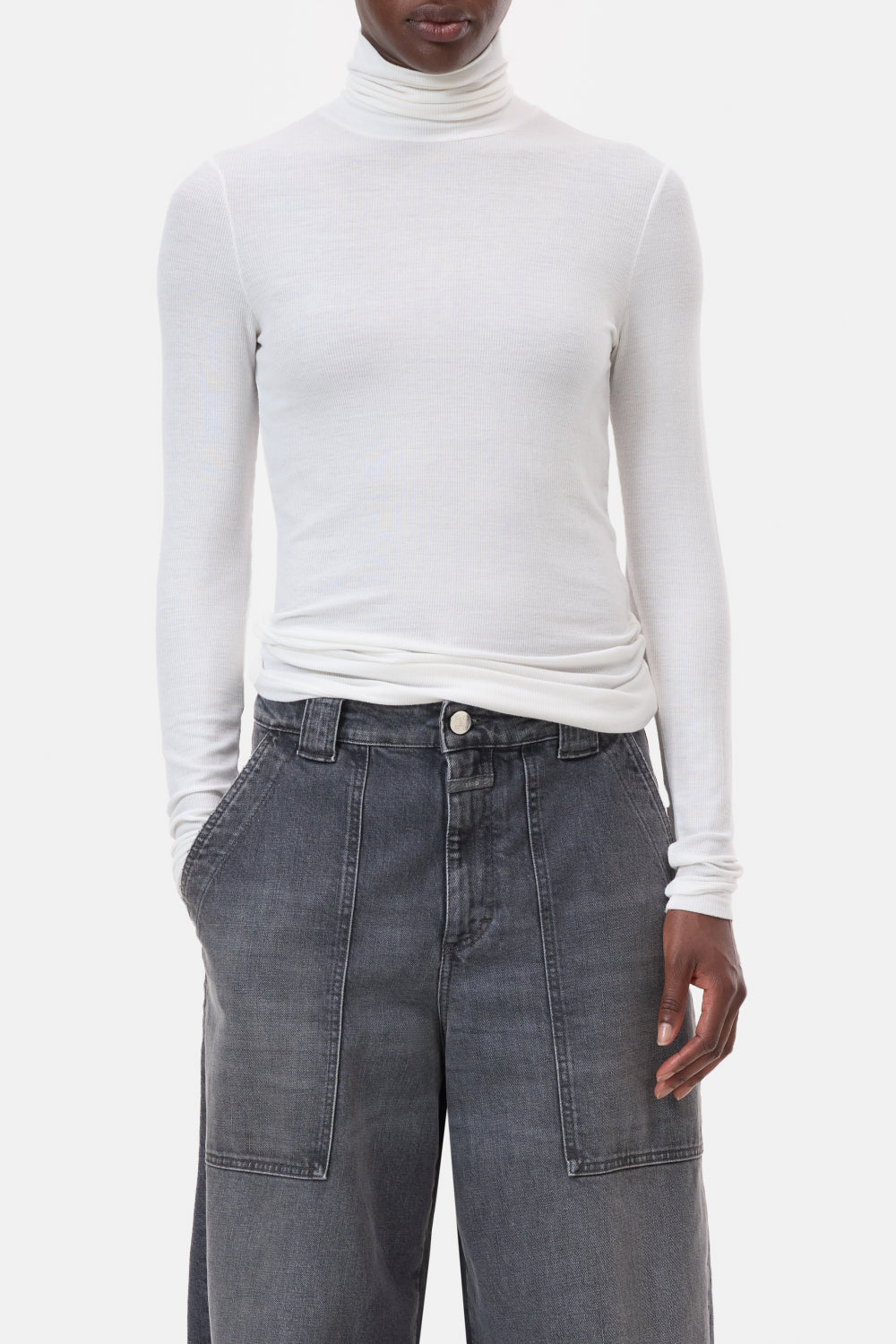 High neck longsleeve