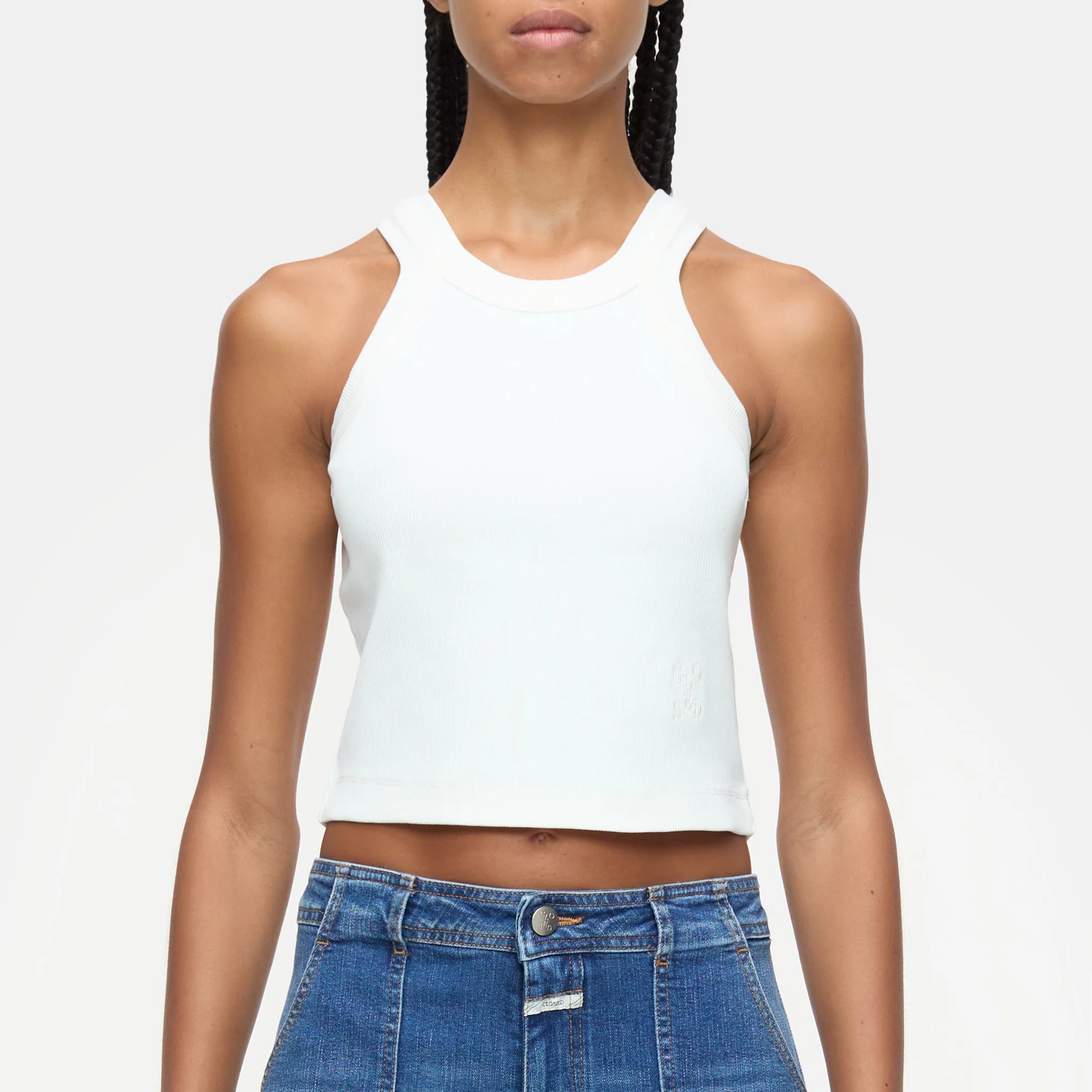 Closed Racer Tank Top