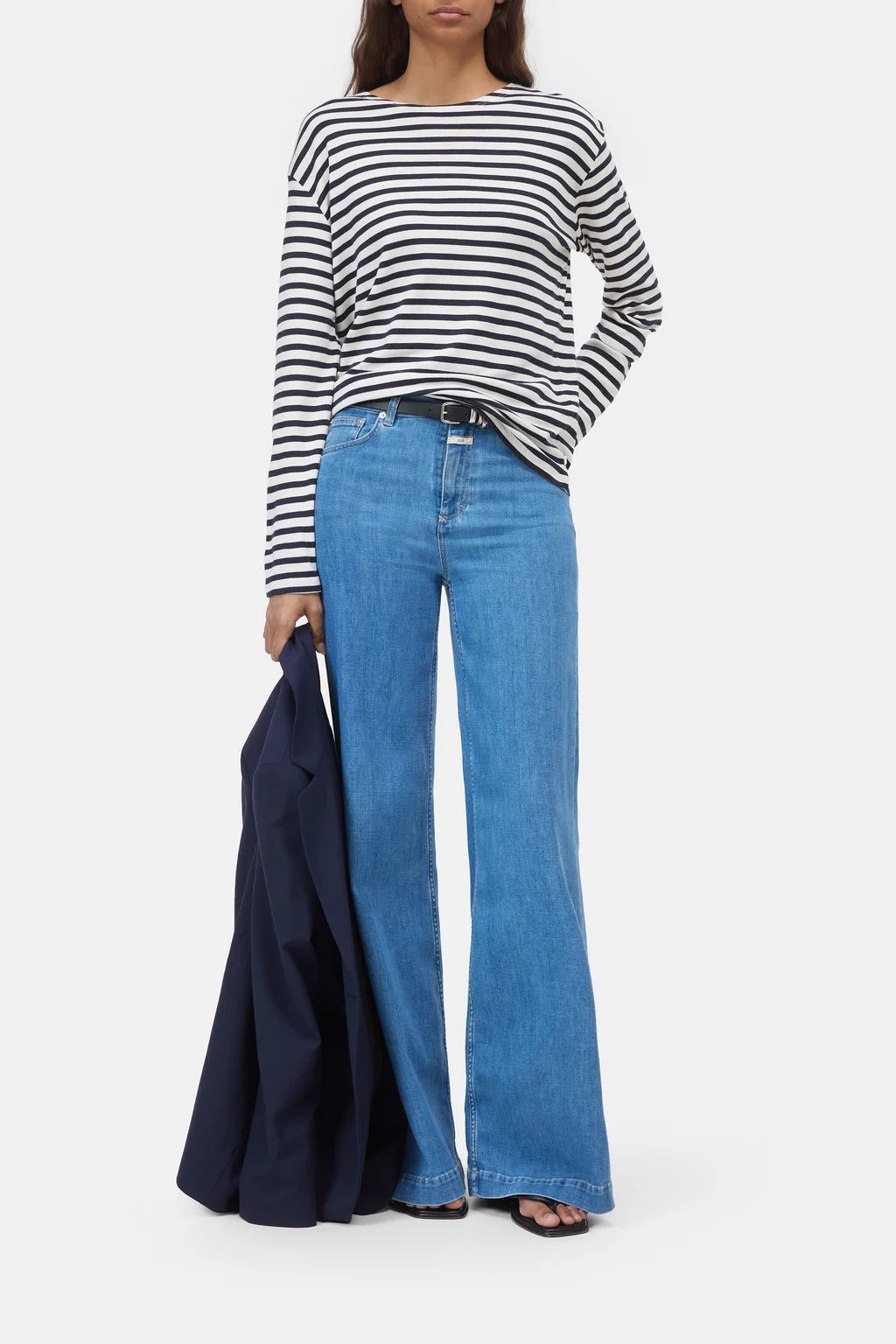 CLOSED Striped Cotton Longsleeve - Dark Night