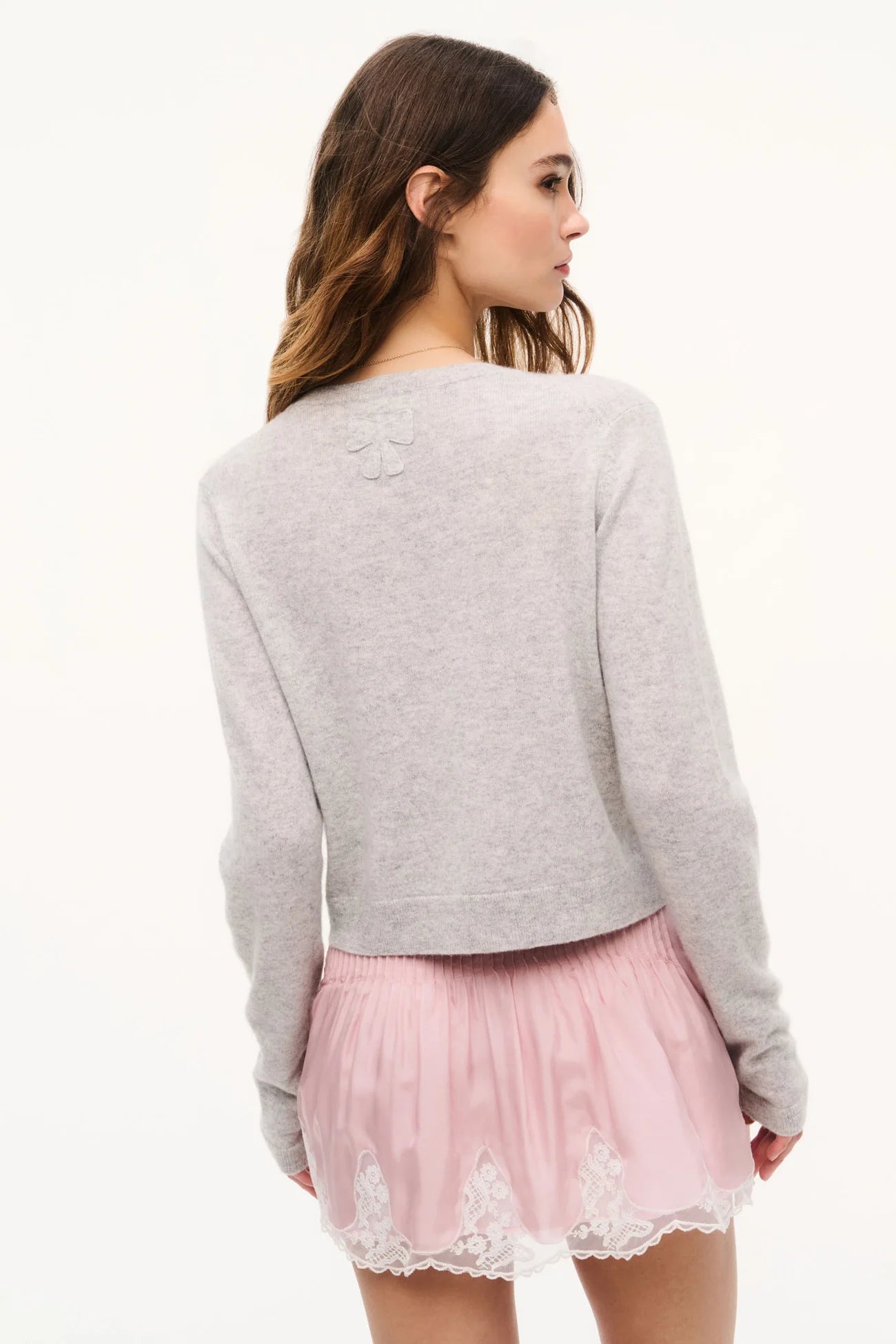LoveShackFancy Cameryn Classic Cashmere Cardigan