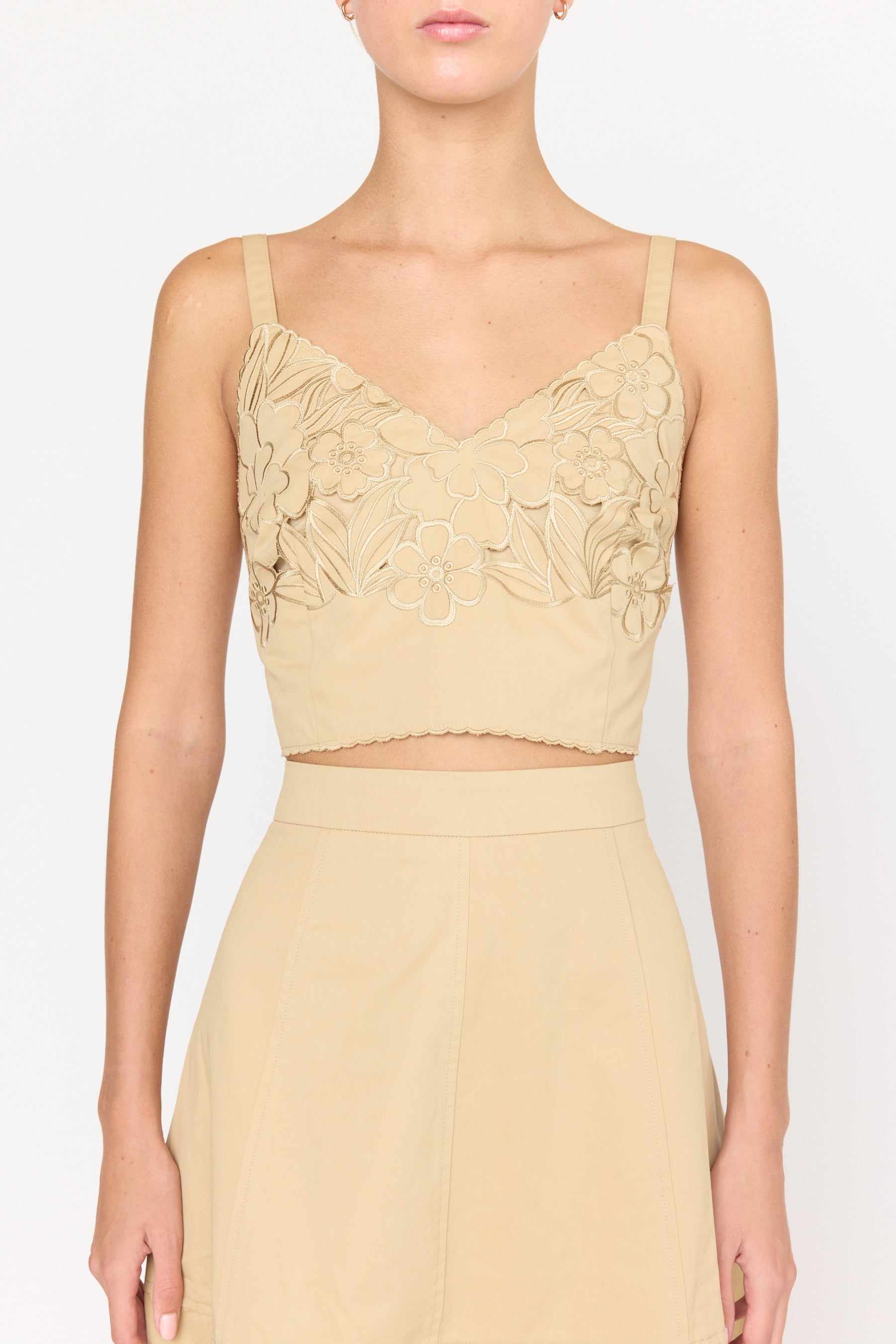 Feyre Top - Khaki