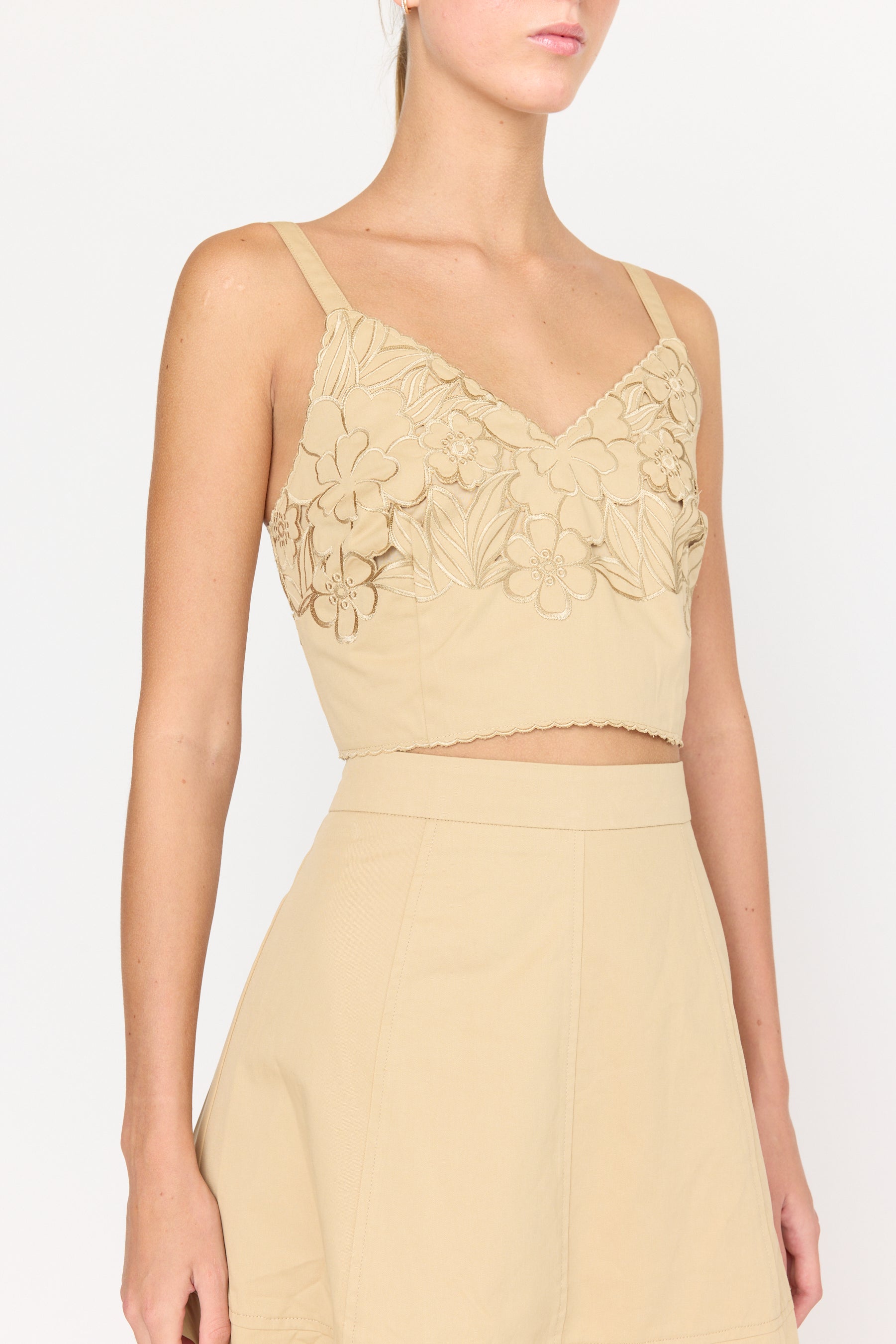 Feyre Top - Khaki