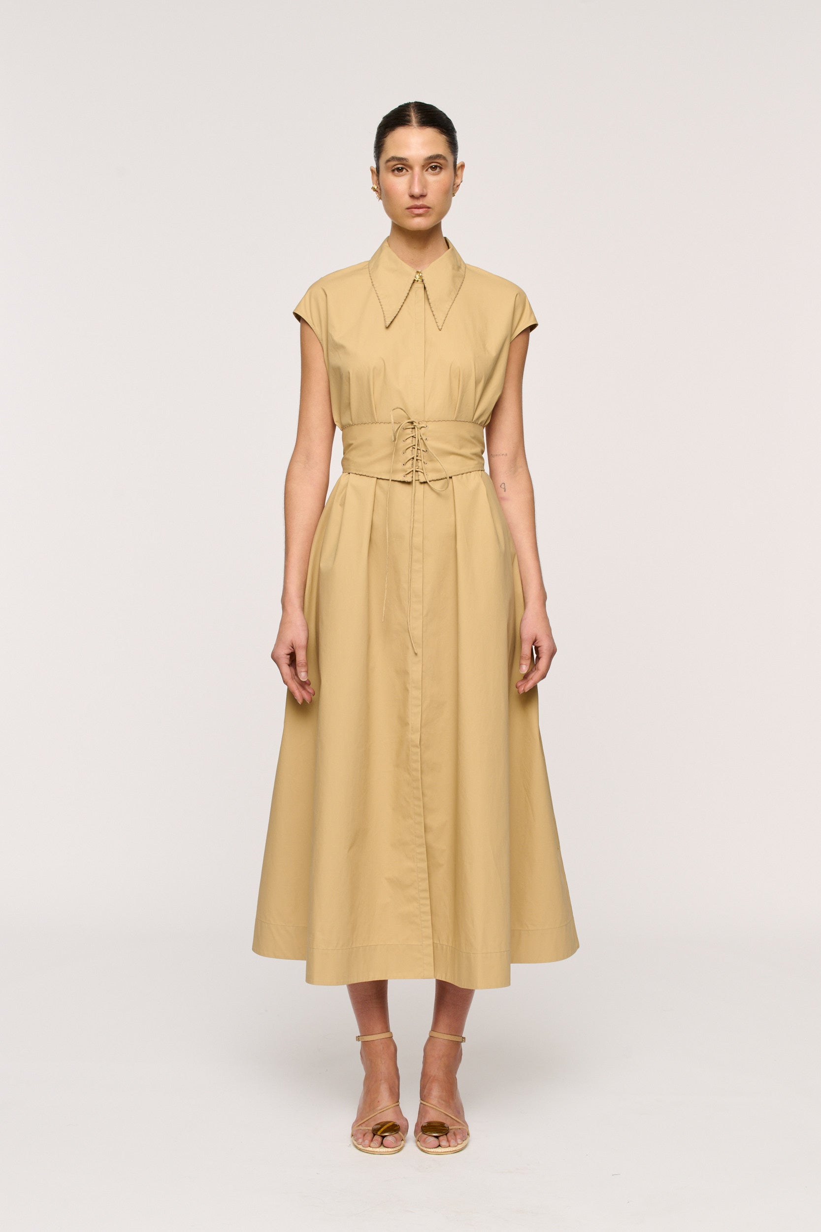 CALLISTA BELTED DRESS