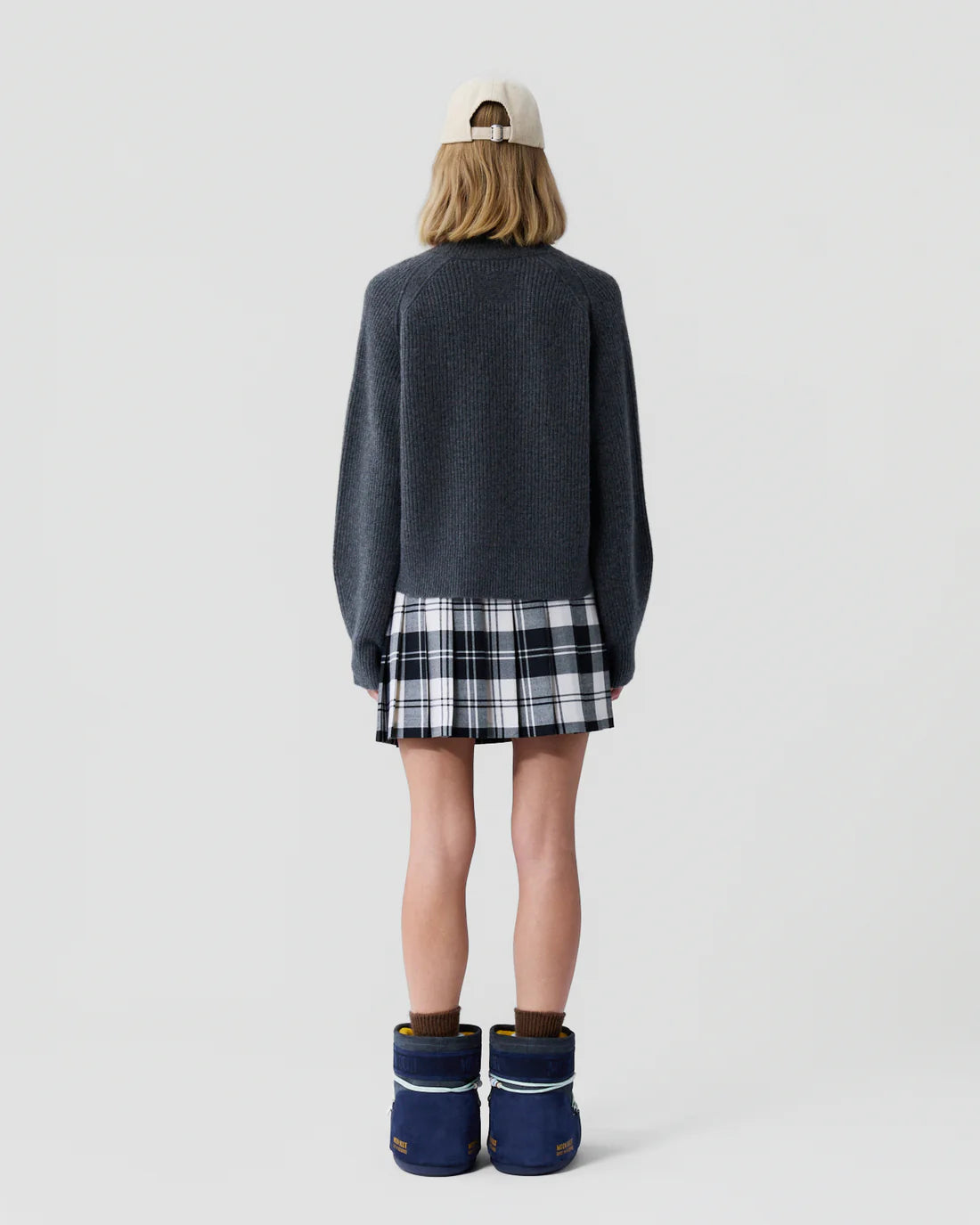 Guest In Residence Cropped Rib Turtleneck