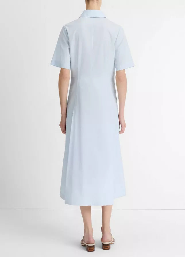 Vince Canvas Tape Cotton Shirt Dress