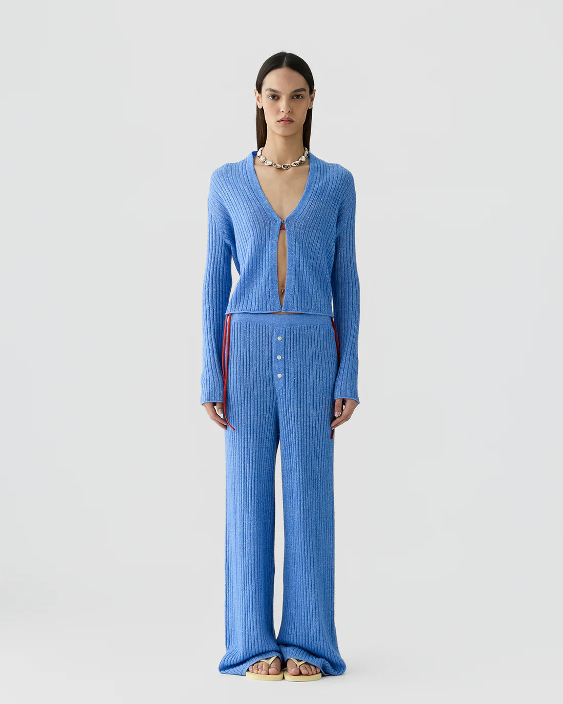 Guest In Residence Rib Stealth Cardigan