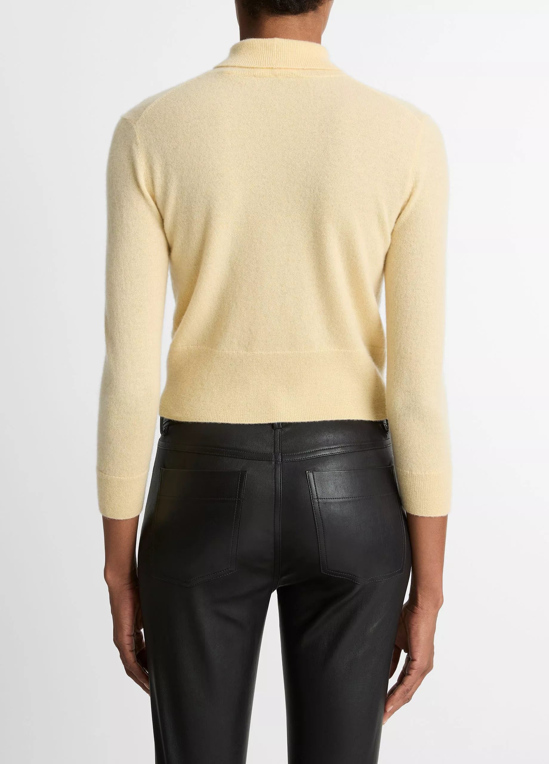 Vince 3/4 Sleeve Mock Sweater