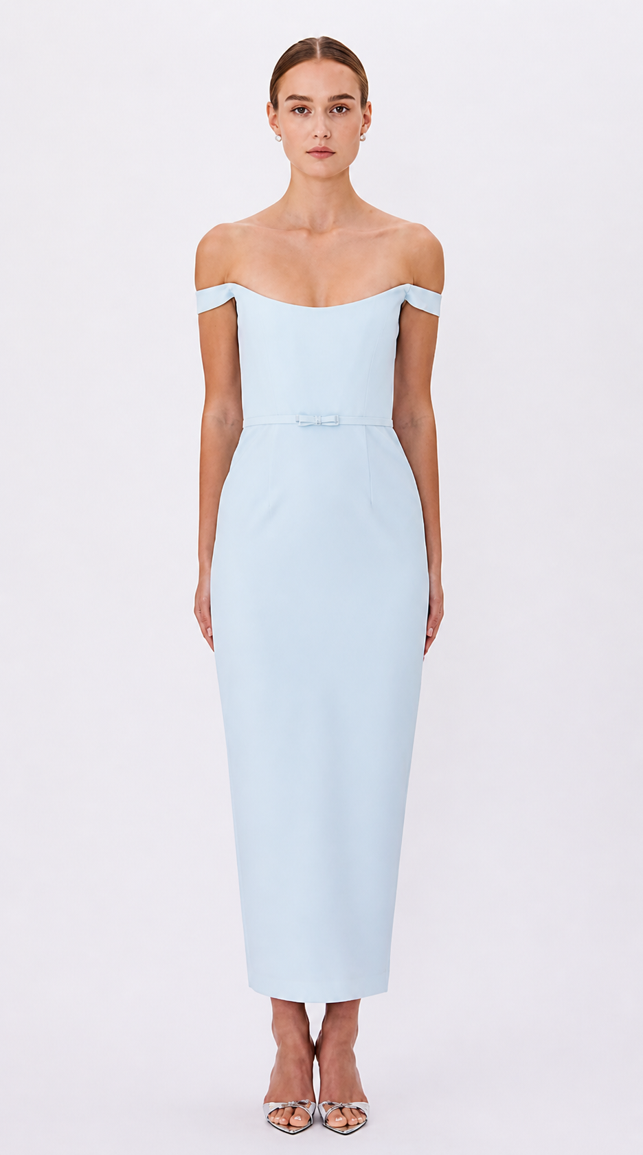 Sau Lee Robyn Dress - Pale Blue