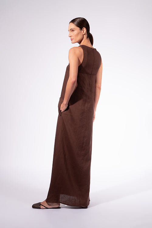 SOLID MAXI DRESS