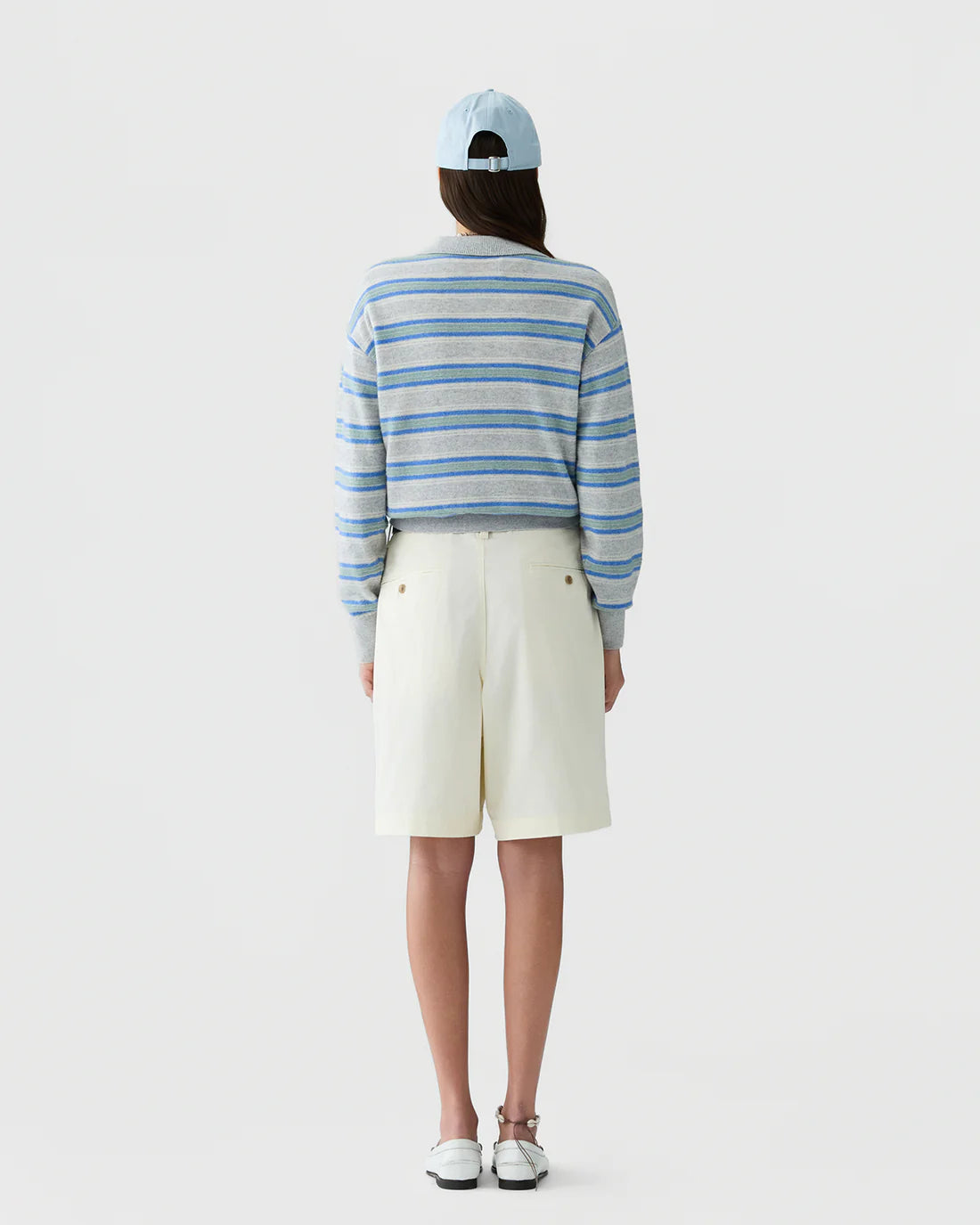 Guest In Residence Collegiate Stripe Polo