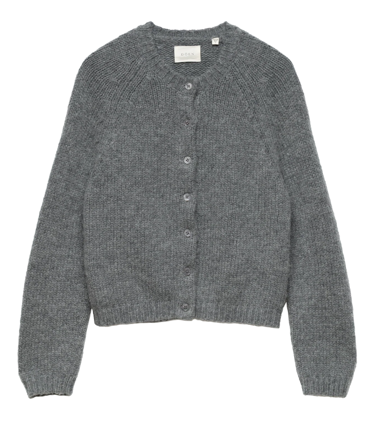 Doen Darcy Cardigan - Charcoal Melange