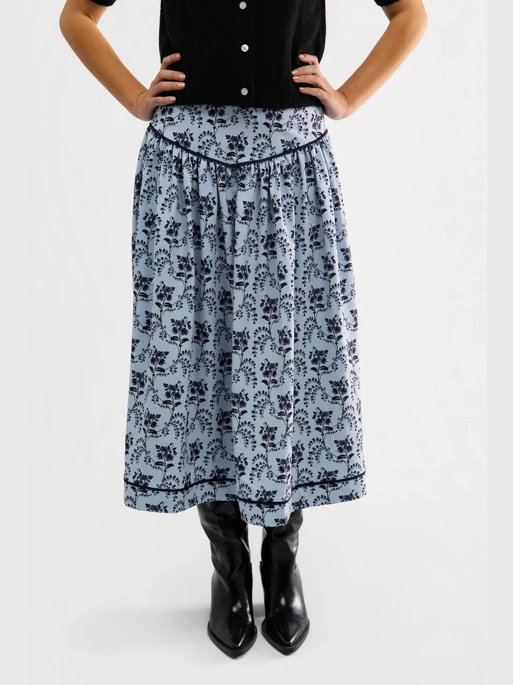 Smith & Quinn Theodora Skirt - Cornflower Parlour
