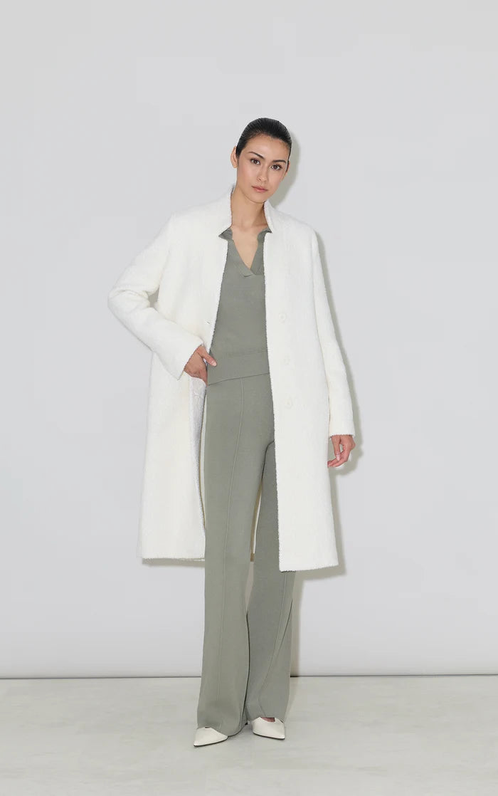 SOIA & KYO Diane-U Midi Bouclé Wool Coat