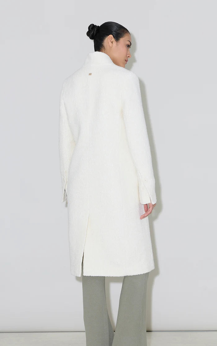 SOIA & KYO Diane-U Midi Bouclé Wool Coat