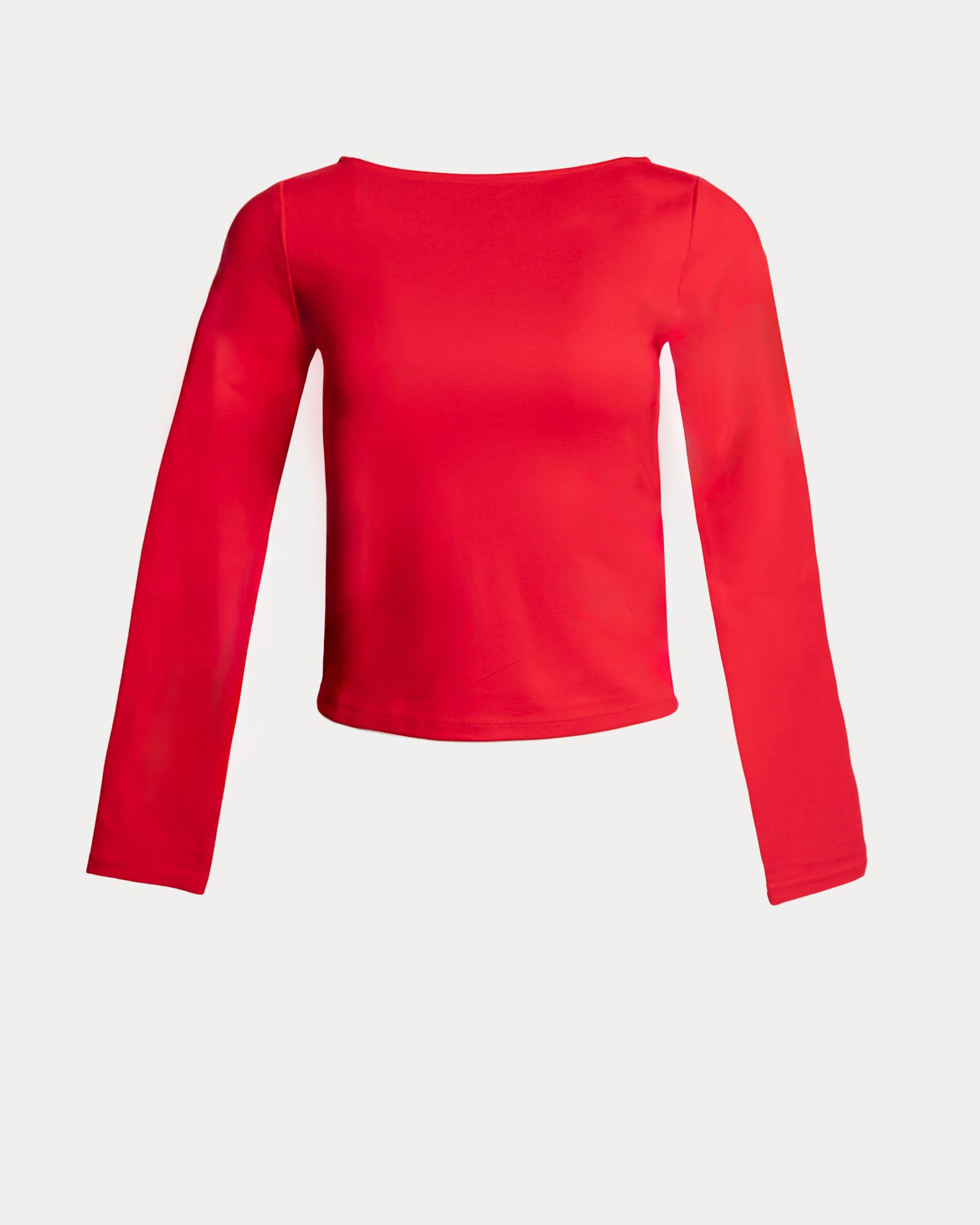 Ballet Top Solid Stretch Stretch Blend Red