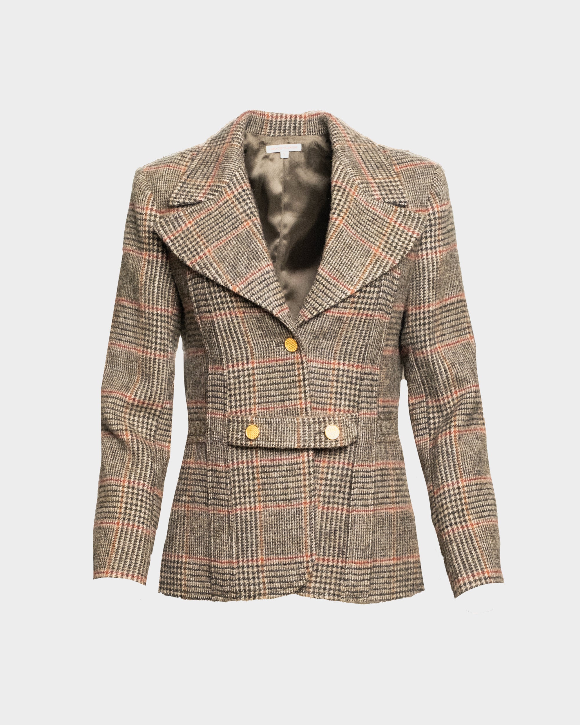 Bobby Blazer Newbury Plaid Wool Multi