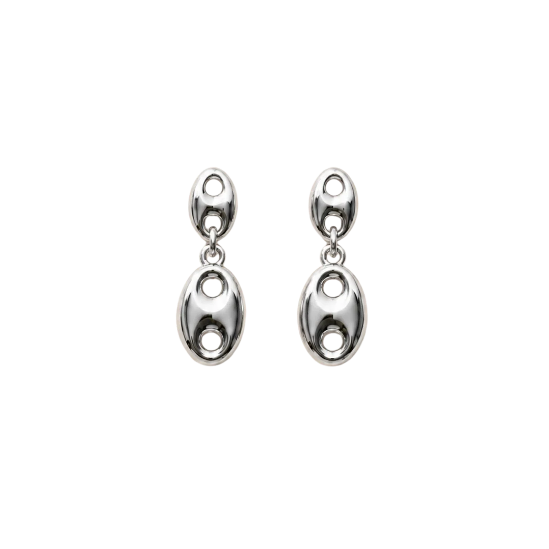 Spicy Dan Diane Silver Mariner Earrings