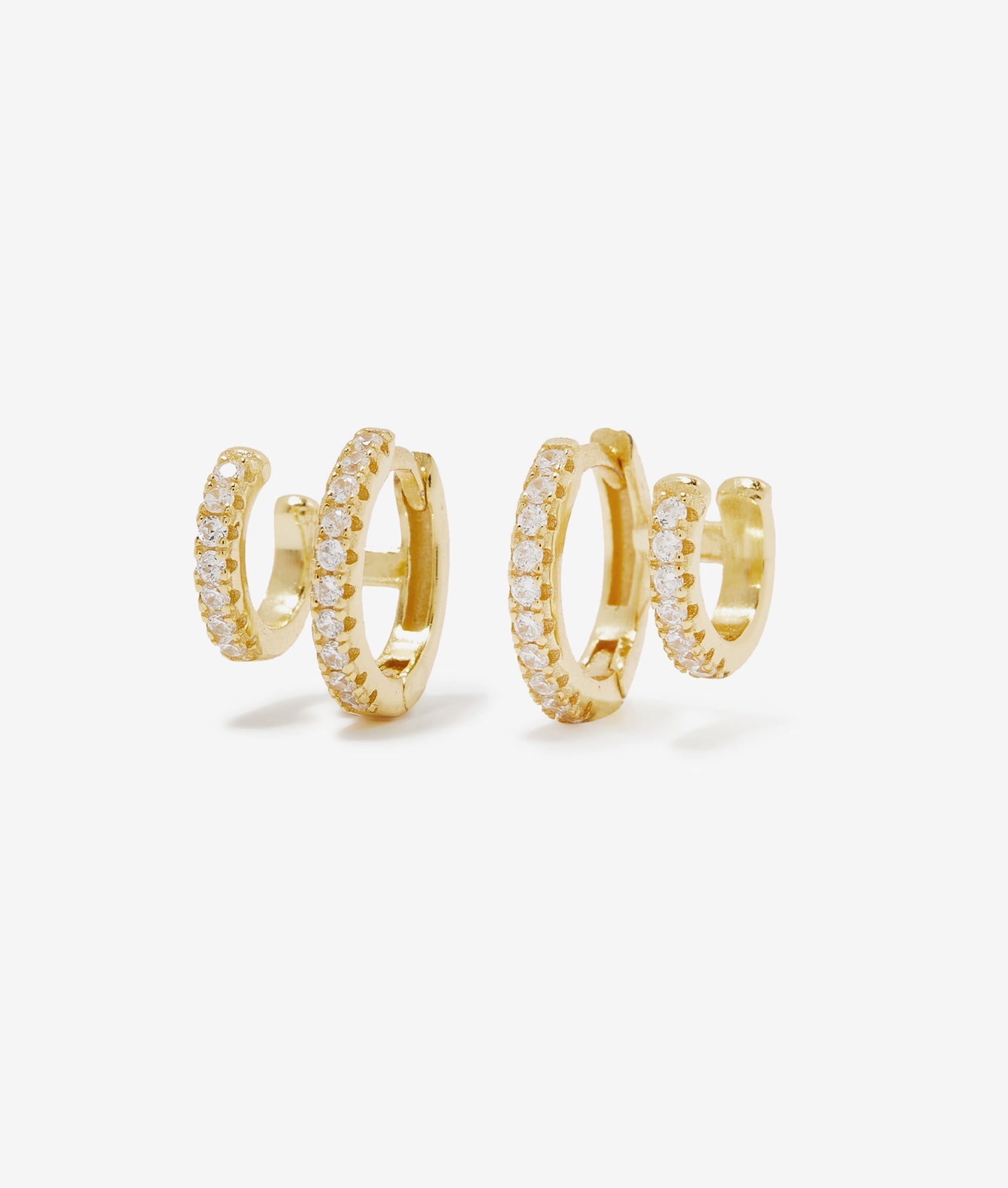 Shashi Katerina Double Ear Huggie
