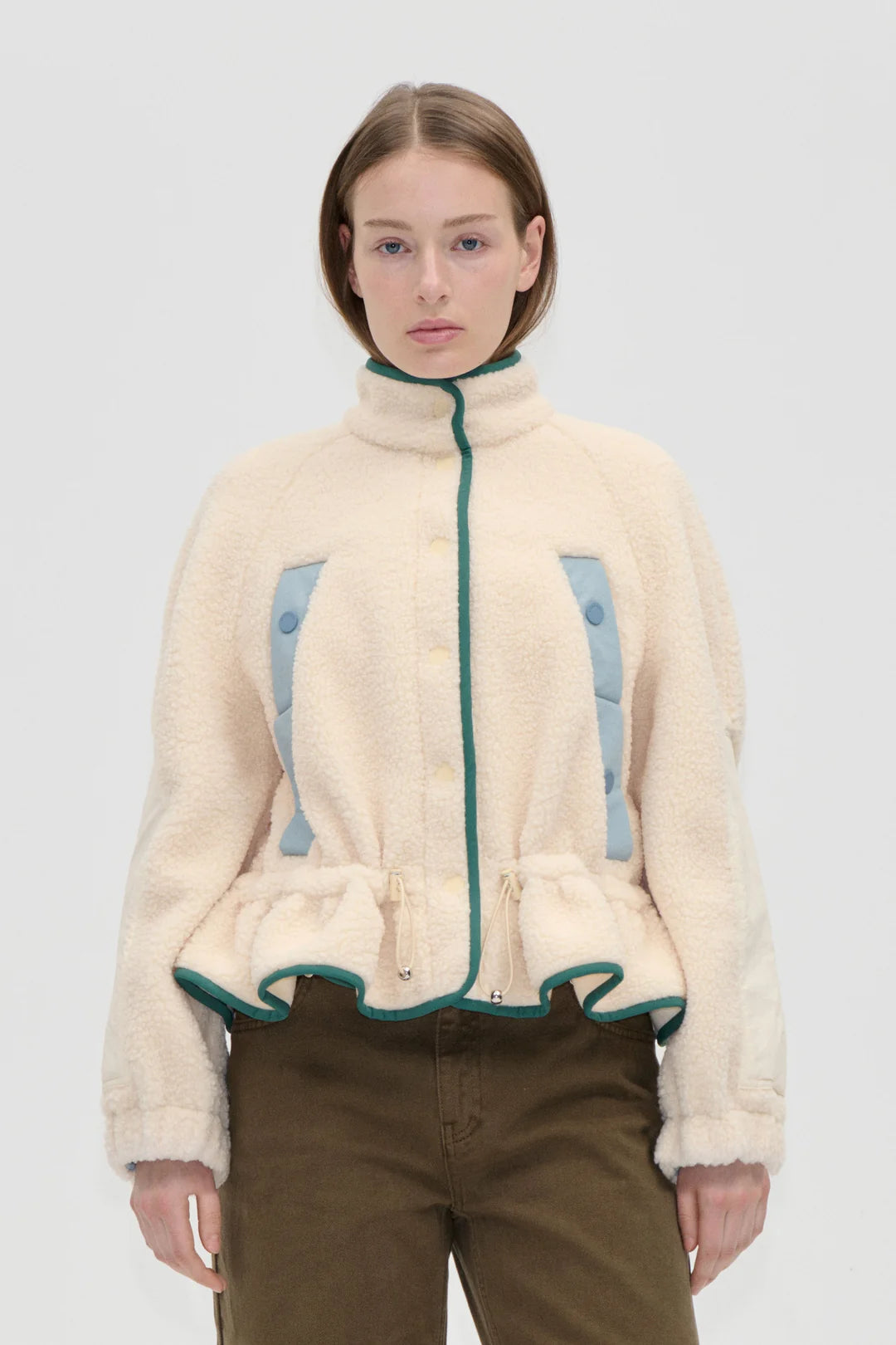 Stine Goya Dropped Shoulder Gathered Jacket