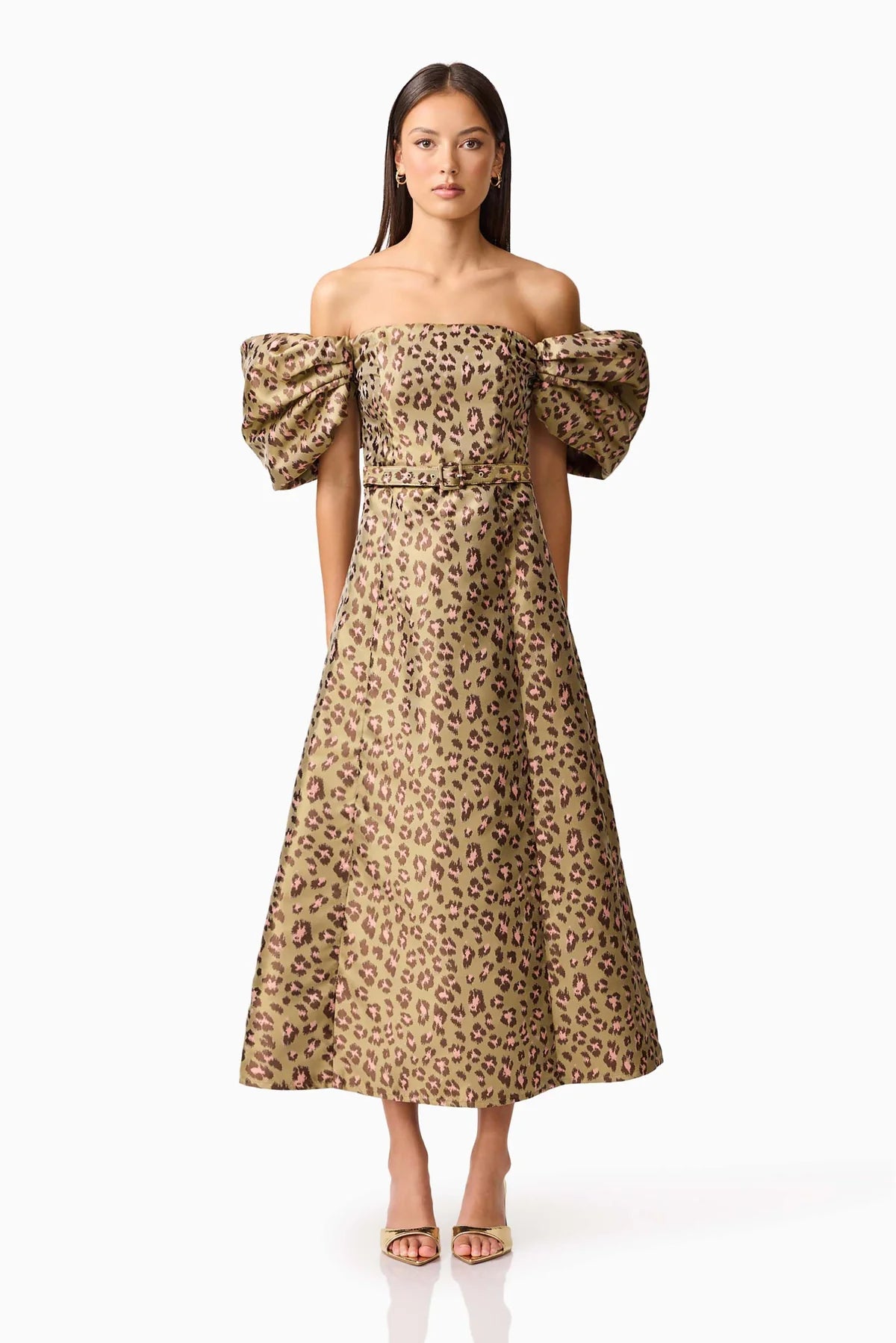 Elliatt Elara Off The Shoulder Midi Dress