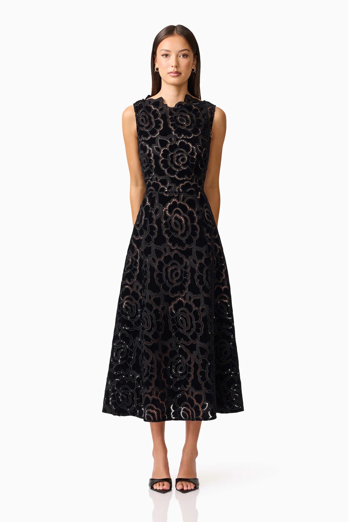 Elliatt Eris Fit & Flare Midi Dress