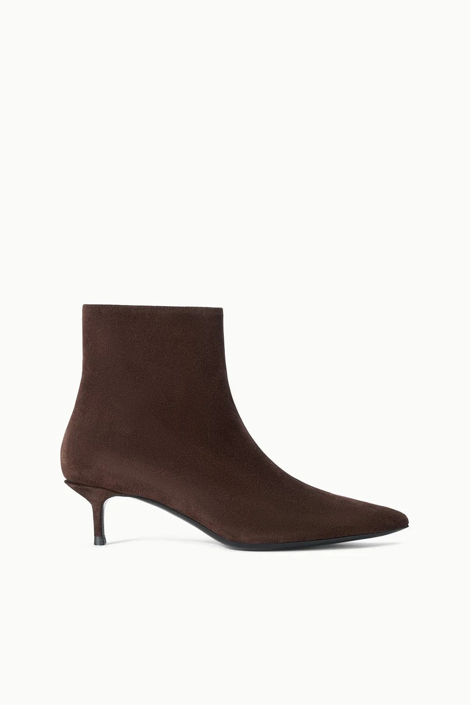 Staud Sebastian Ankle Kitten Heel Boot - Espresso