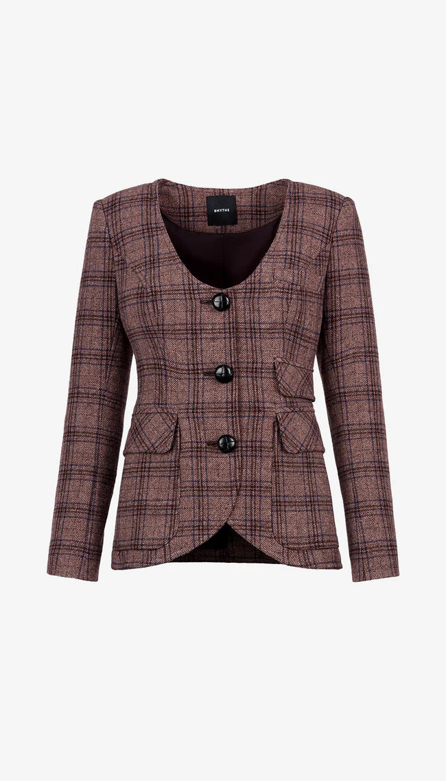 Smythe Portrait Neck Blazer
