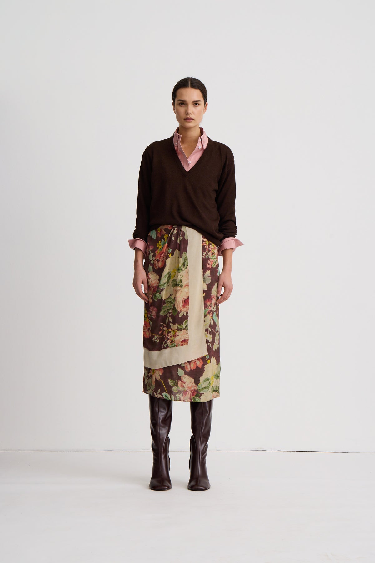Asymmetrical Overlay Skirt