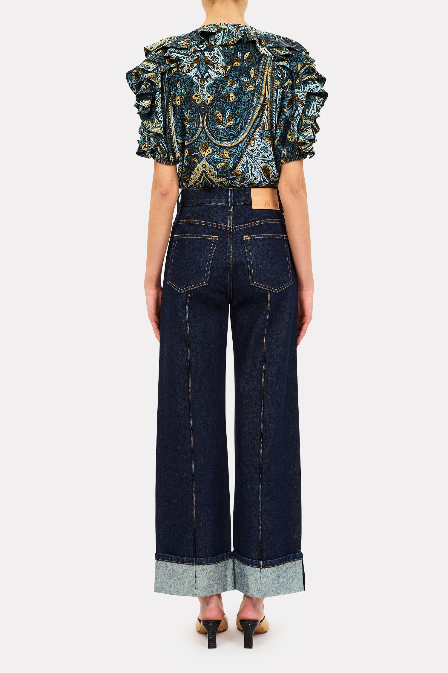 The Stretch Genevieve Pintuck Jean