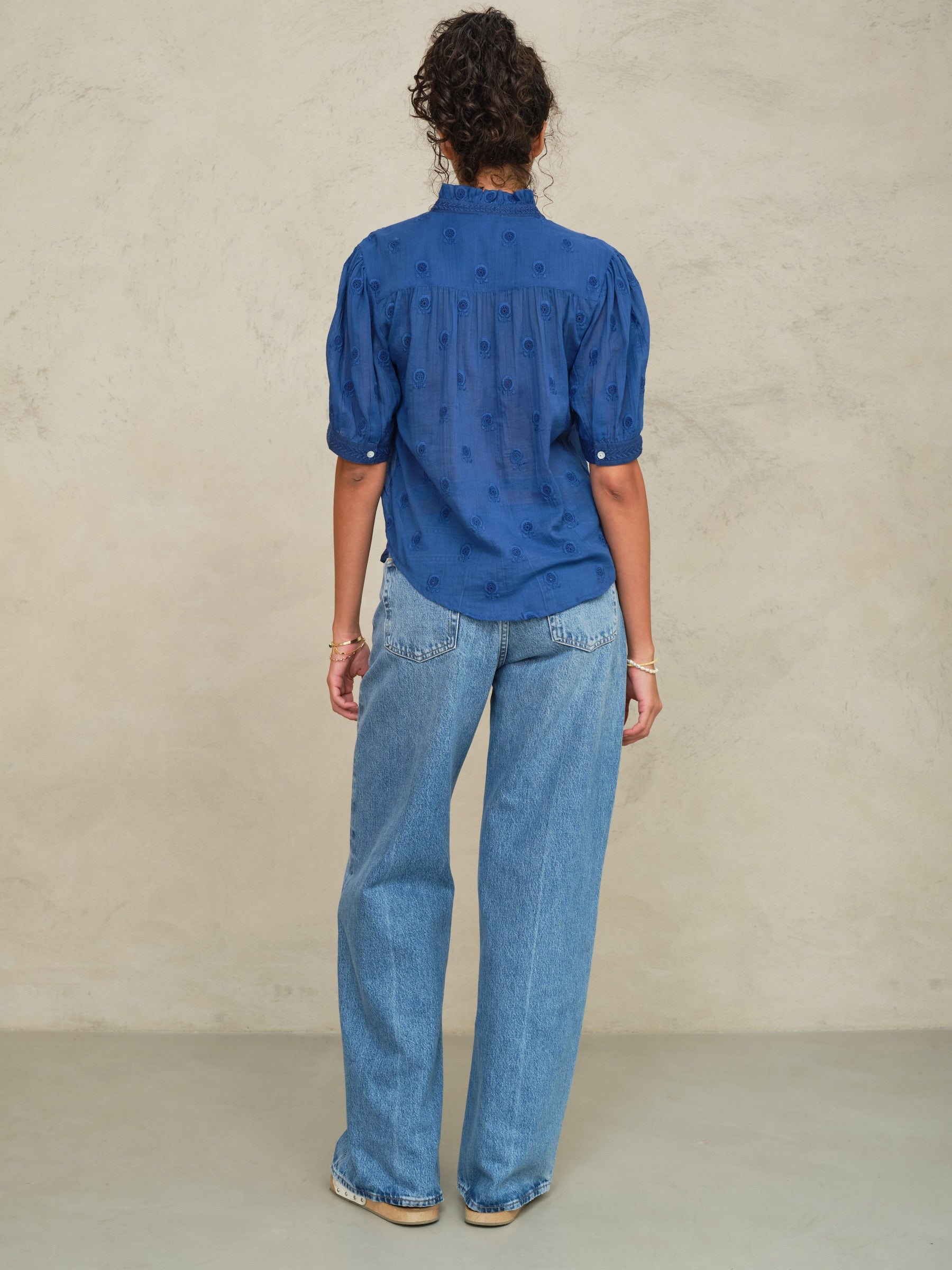 FRANI EMB S/S TOP