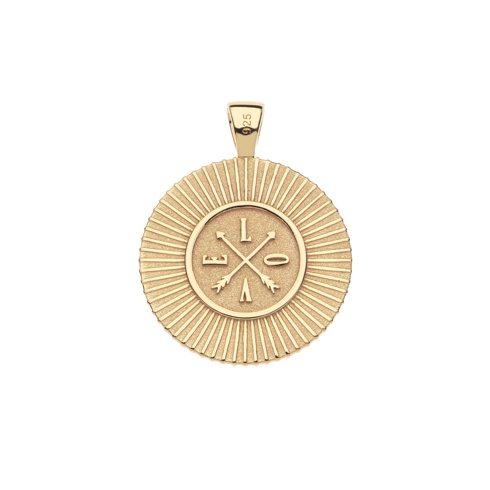 Jane Win FOREVER Around The Sun Engravable Pendant - Turquoise