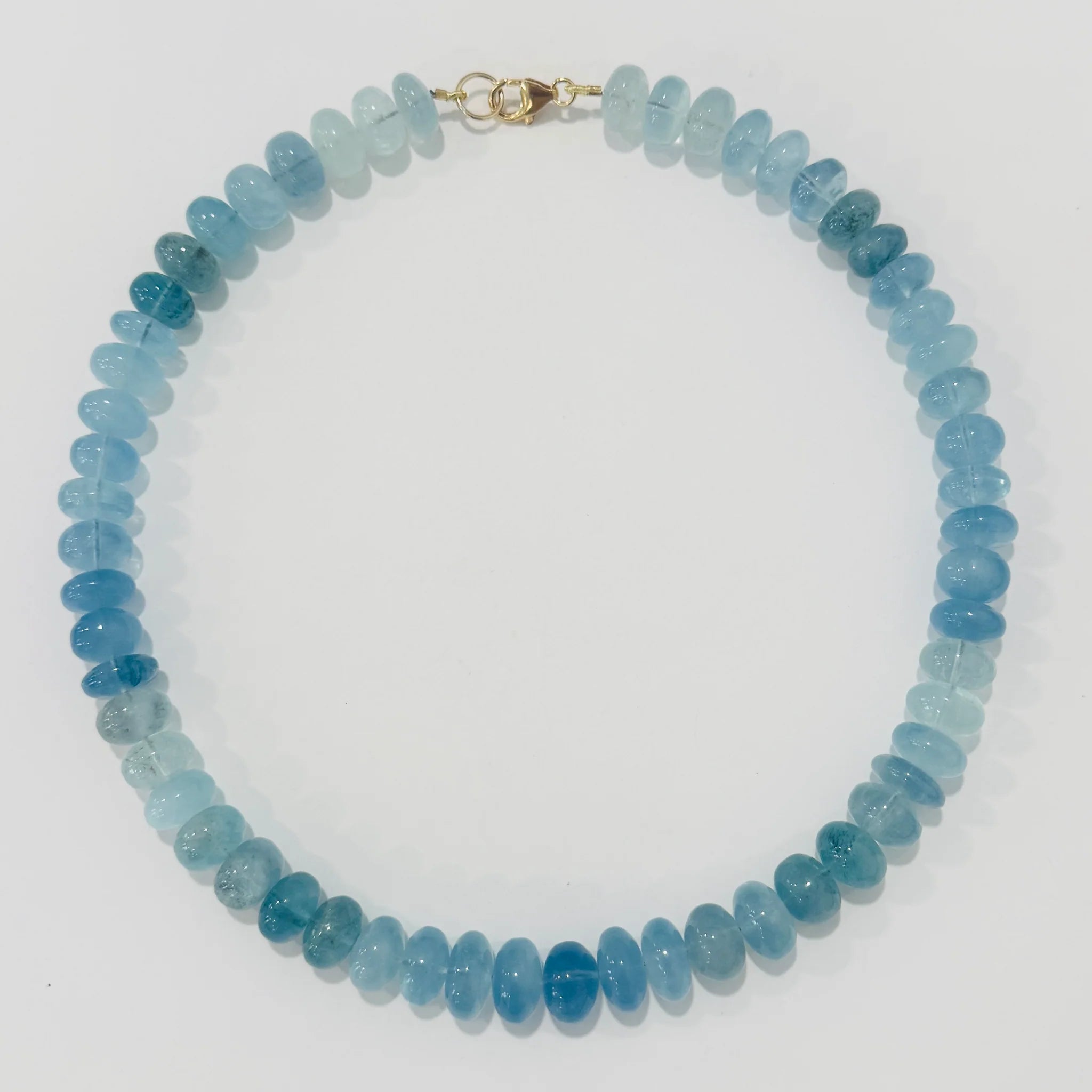 Theodosia Aquamarine Candy Collar Necklace