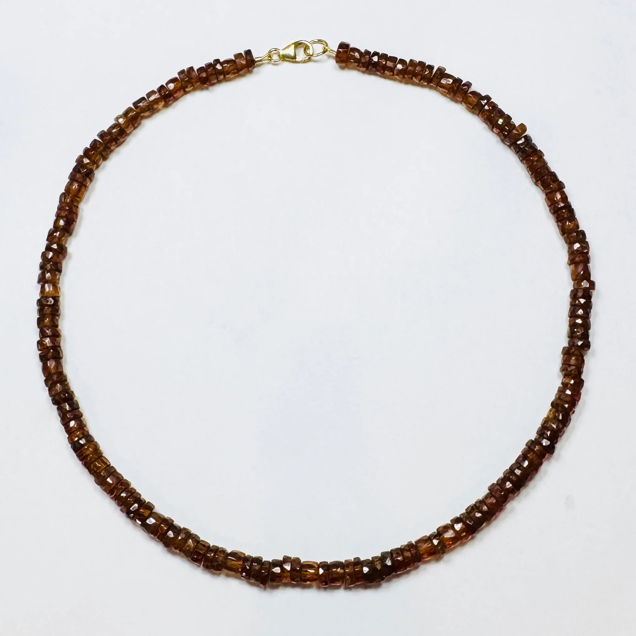 Theodosia Hessonite Garnet Candy Necklace