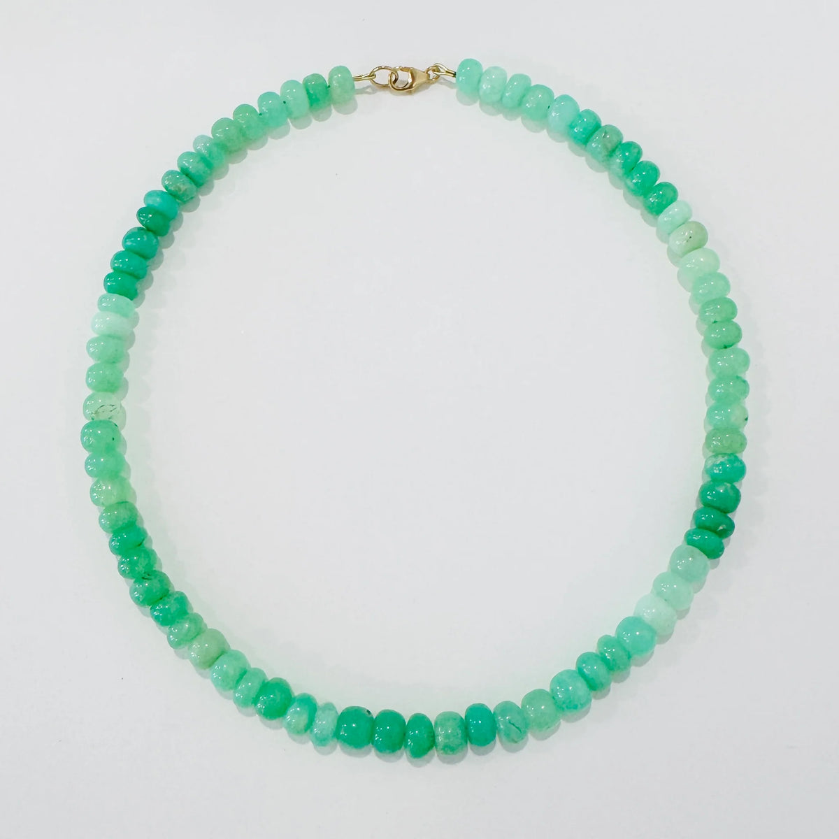 Theodosia Original Chrysoprase Candy Necklace
