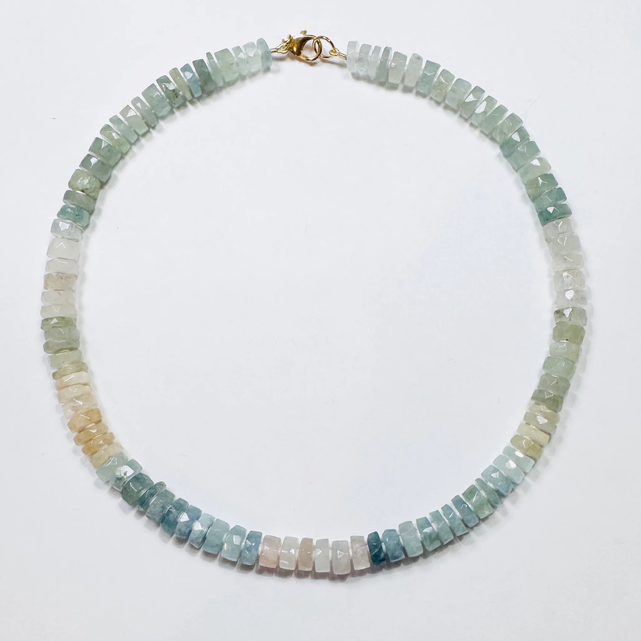 Theodosia Milky Aquamarine Necklace