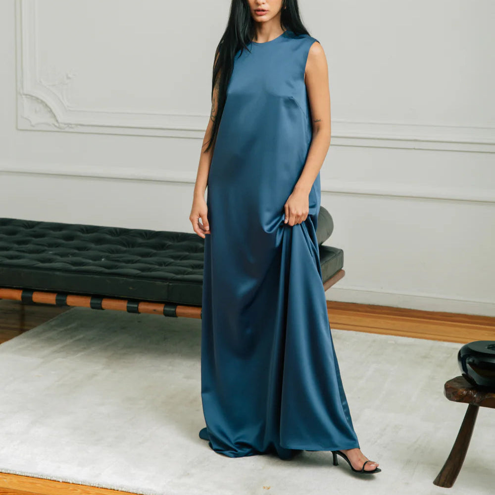 By Sloan Sleeveless A Line Gown