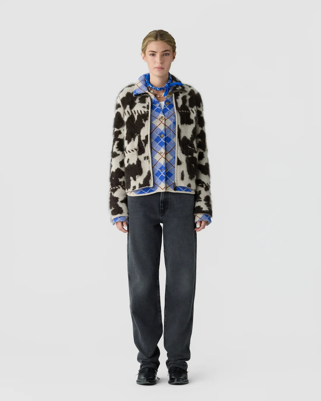 Guest In Residence Grizzly Cowhide Jacket